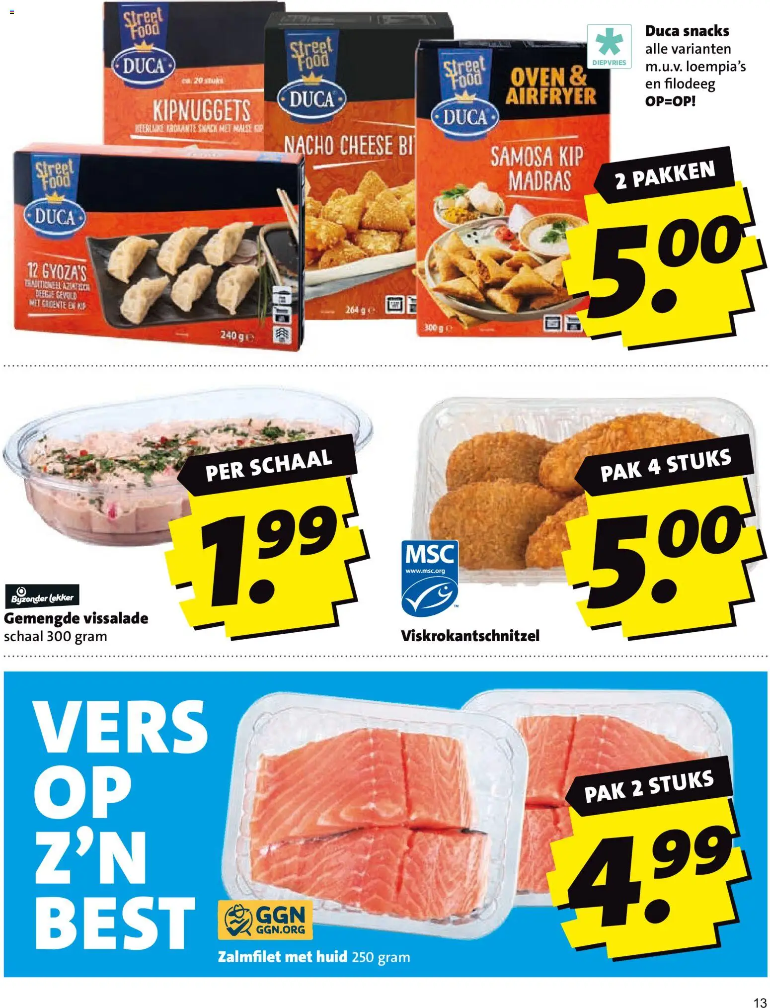 {H1} | Pagina: 50 | Producten: Snacks, Oven, Zalmfilet, Kip