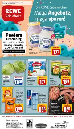 Rewe Prospekt Wesel ab 21.09.2026 gültig