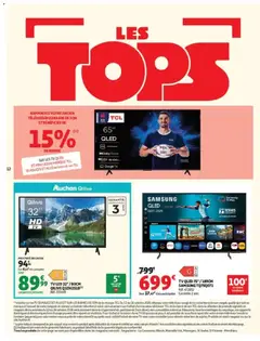 Auchan - Prévisualisation de Auchan catalogue valide à partir de 13/10/2026 | Page: 12 | Produits: Télévision, Televiseur, TV led, Barre de son