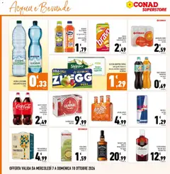 Anteprima del volantino Conad volantino Superstore Sicilia valido a partire dal 07/10/2026 | Pagina: 20 | Prodotti: Campari, Whisky, Acqua, Coca Cola