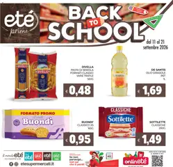 Anteprima del volantino Eté volantino Prime valido a partire dal 11/09/2026
