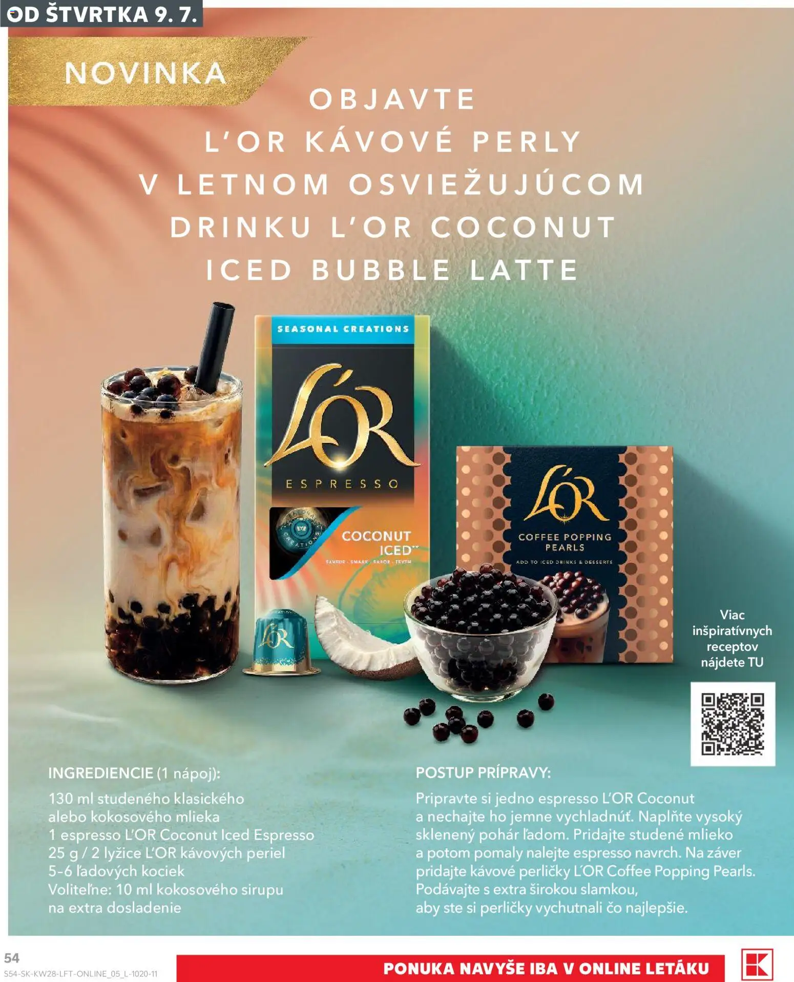 Kaufland SK akciós ujság - amely érvényes a következő dátumtól: 2026.07.09. | Oldal: 54 | Termékek: Pohár