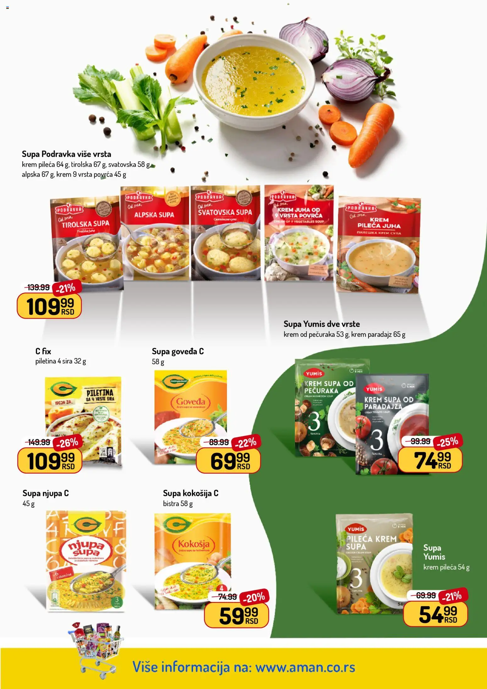 Aman katalog - važi od 27.04.2026 | Strana: 28 | Proizvode: Podravka, Piletina, Paradajz