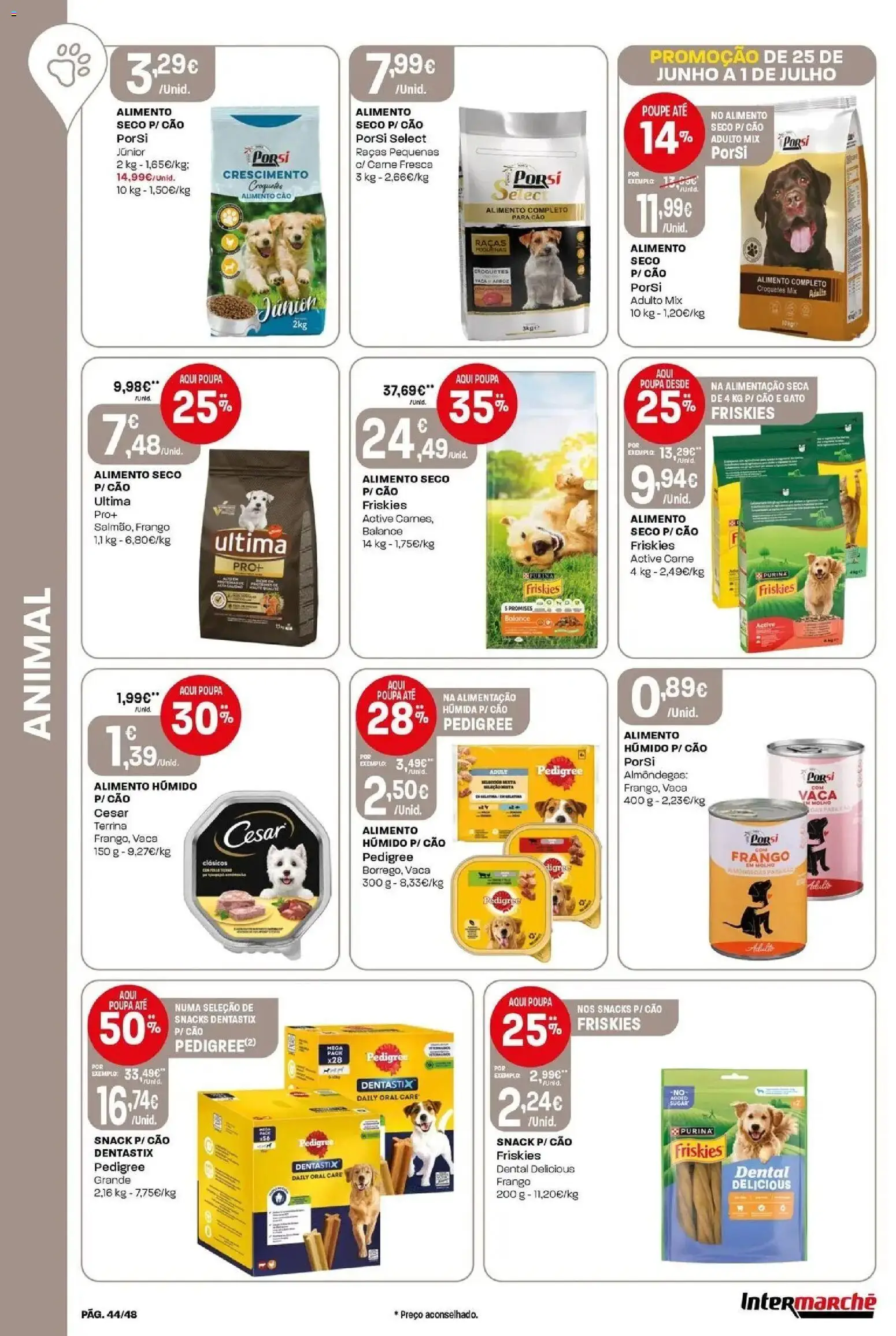 Intermarché - Isto é que são preços BAIXOS! │ válido de 25/06/2026 | Página: 44