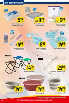Pogląd oferty "Piotruś Pan gazetka" - ważna od 21.05.2026 | Strona: 26 | Produkty: Suszarka, Kosz, Torebki, Kosz na pranie