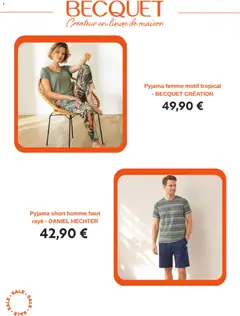 Becquet - Prévisualisation de Becquet catalogue Été valide à partir de 19/06/2026 | Page: 5 | Produits: Pyjama femme, Pyjama