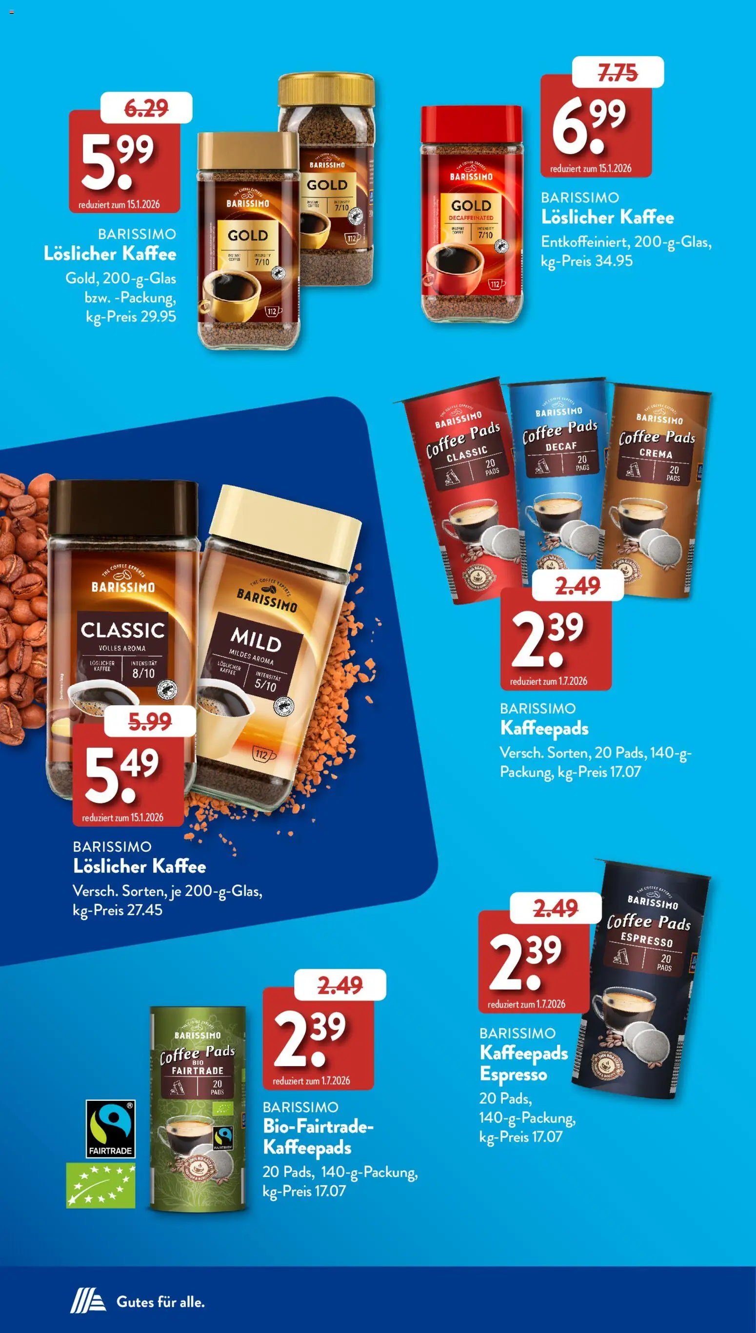 Aldi Süd Sonderprospekt – gültig ab 05.07.2026 | Seite: 6 | Produkte: Kaffeepads, Kaffee