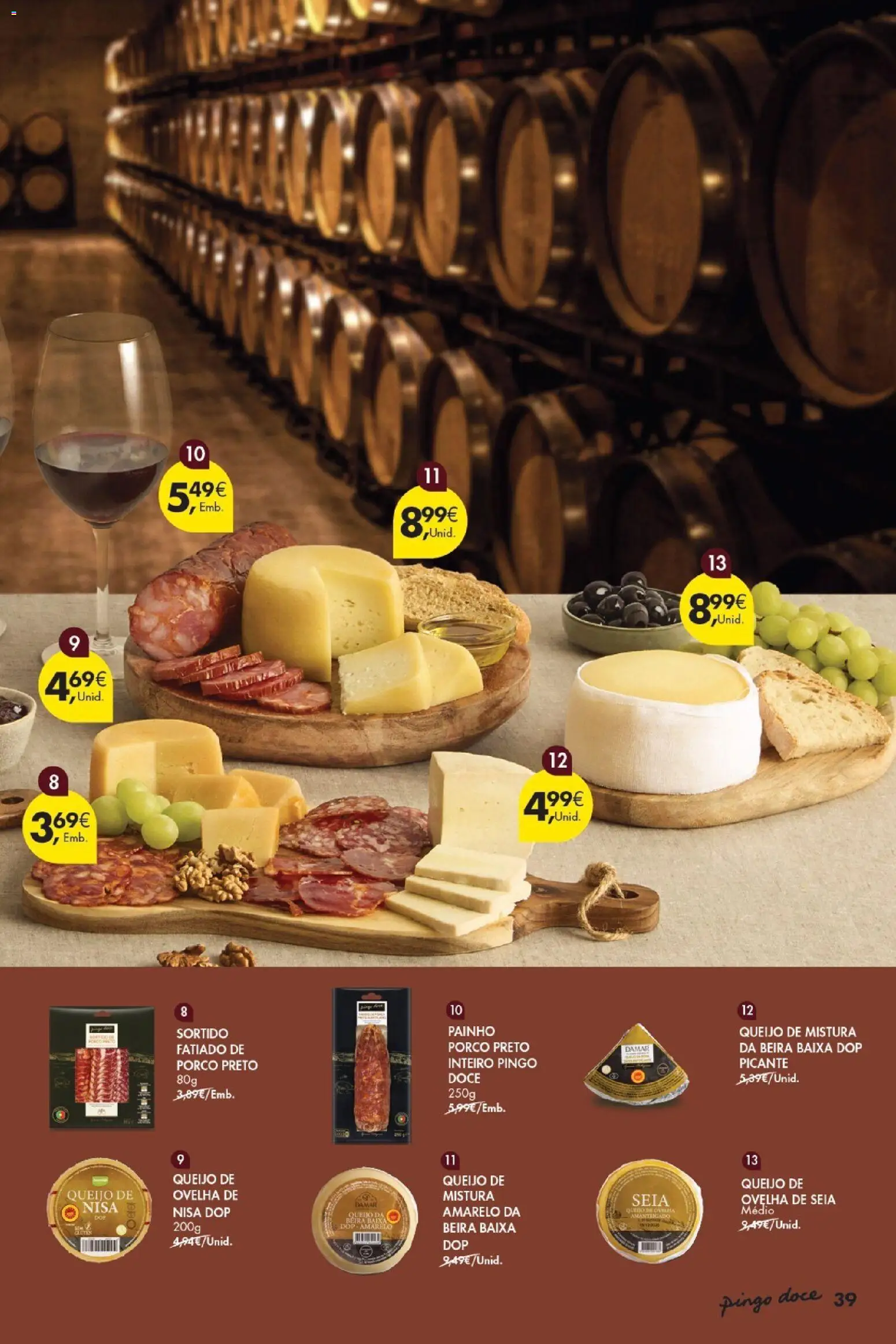 Pingo Doce - Vinhos e Sabores de Portugal Madeira │ válido de 15/09/2026 | Página: 39 | Produtos: Queijo de ovelha, Queijo