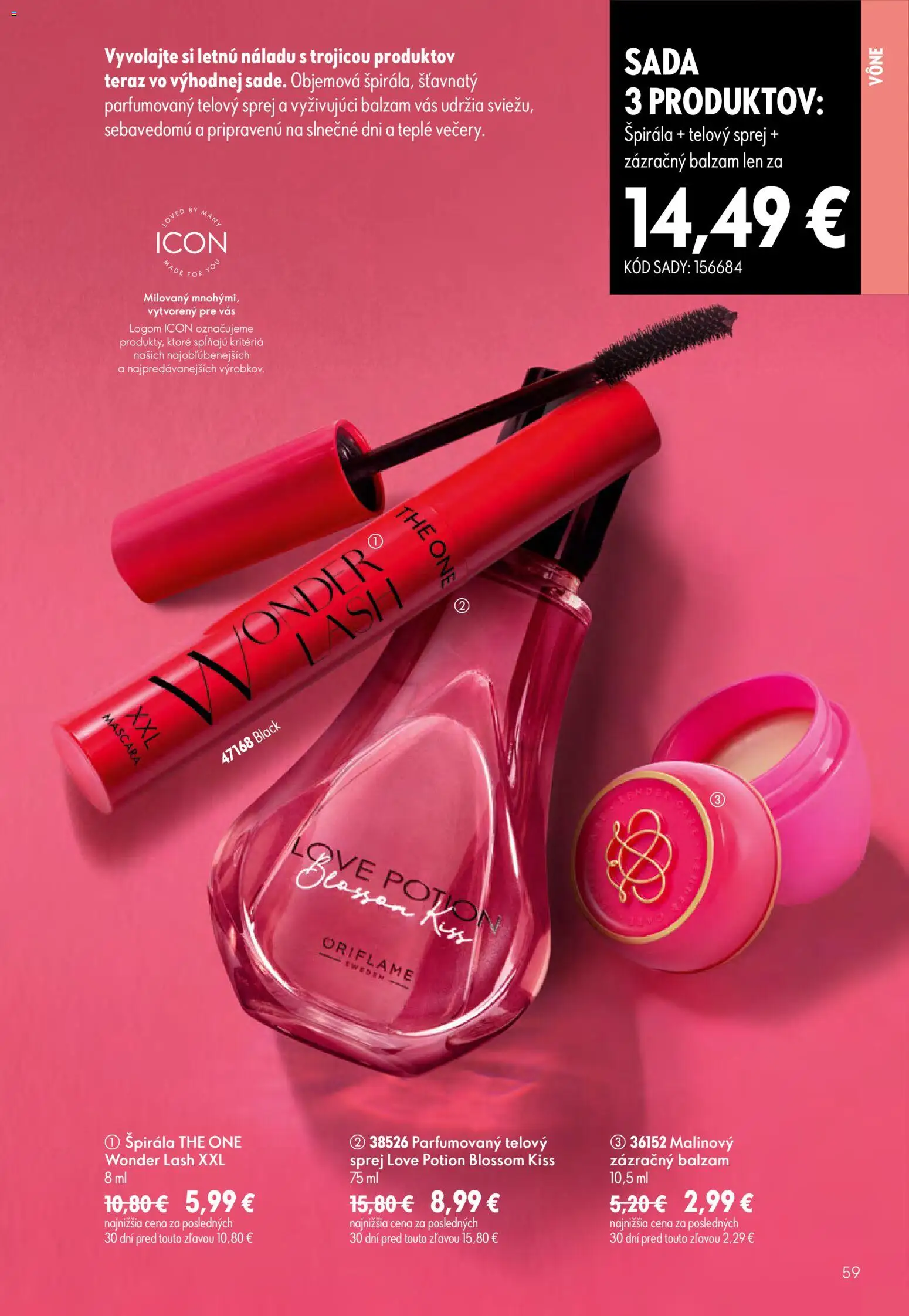 Nové Oriflame akcie – leták je platný od 29.07.2026 | Strana: 59