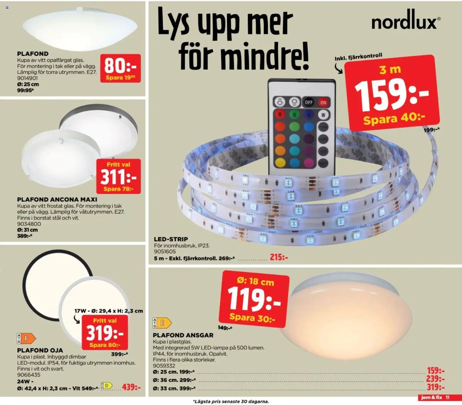 Jem & Fix reklamblad aktuell från 19/10/2026 | Sida: 11 | Produkter: Fjärrkontroll