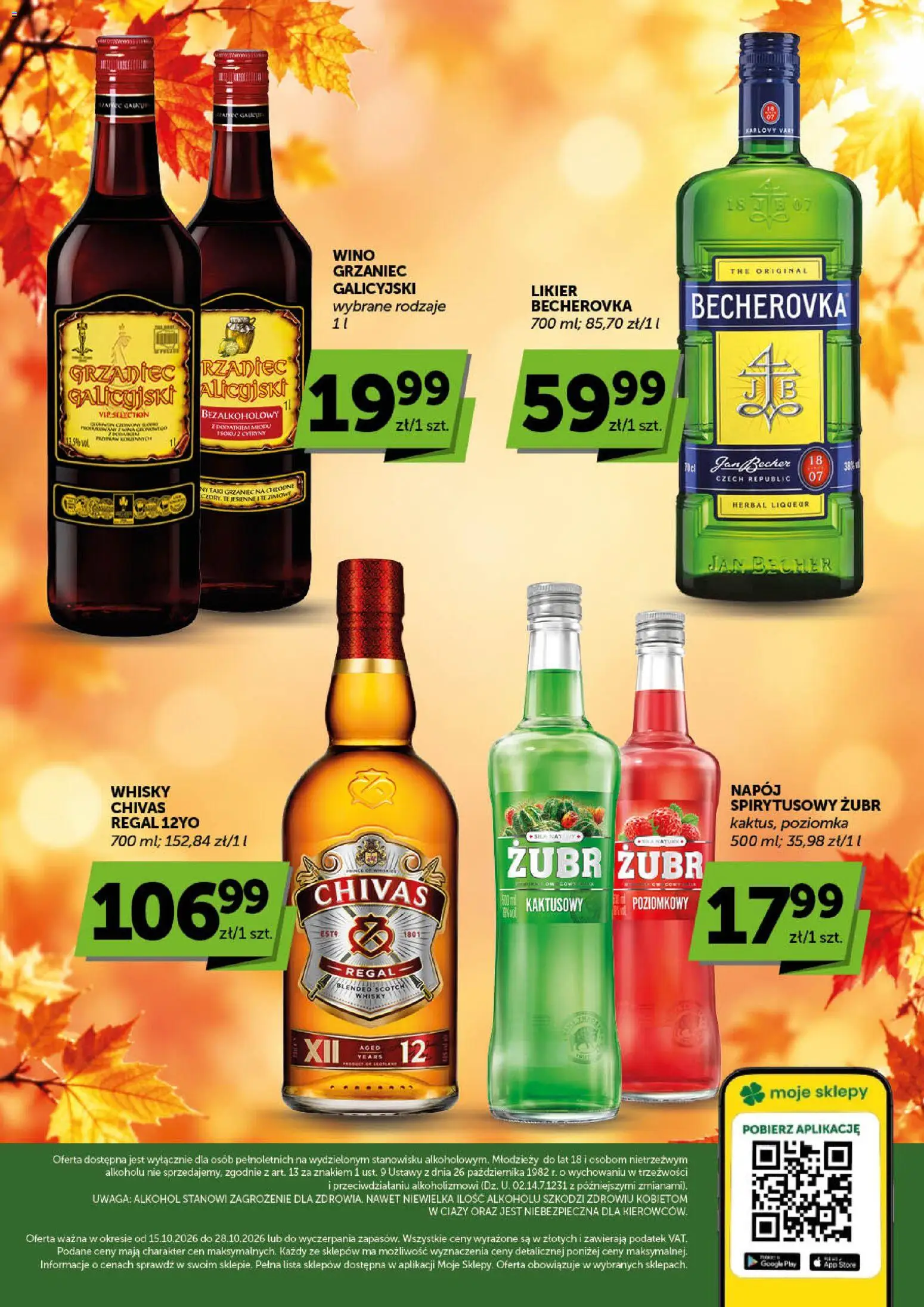 ABC gazetka alkoholowa od 15.10.2026 | Strona: 2 | Produkty: Becherovka, Wino, Regał, Alkohol