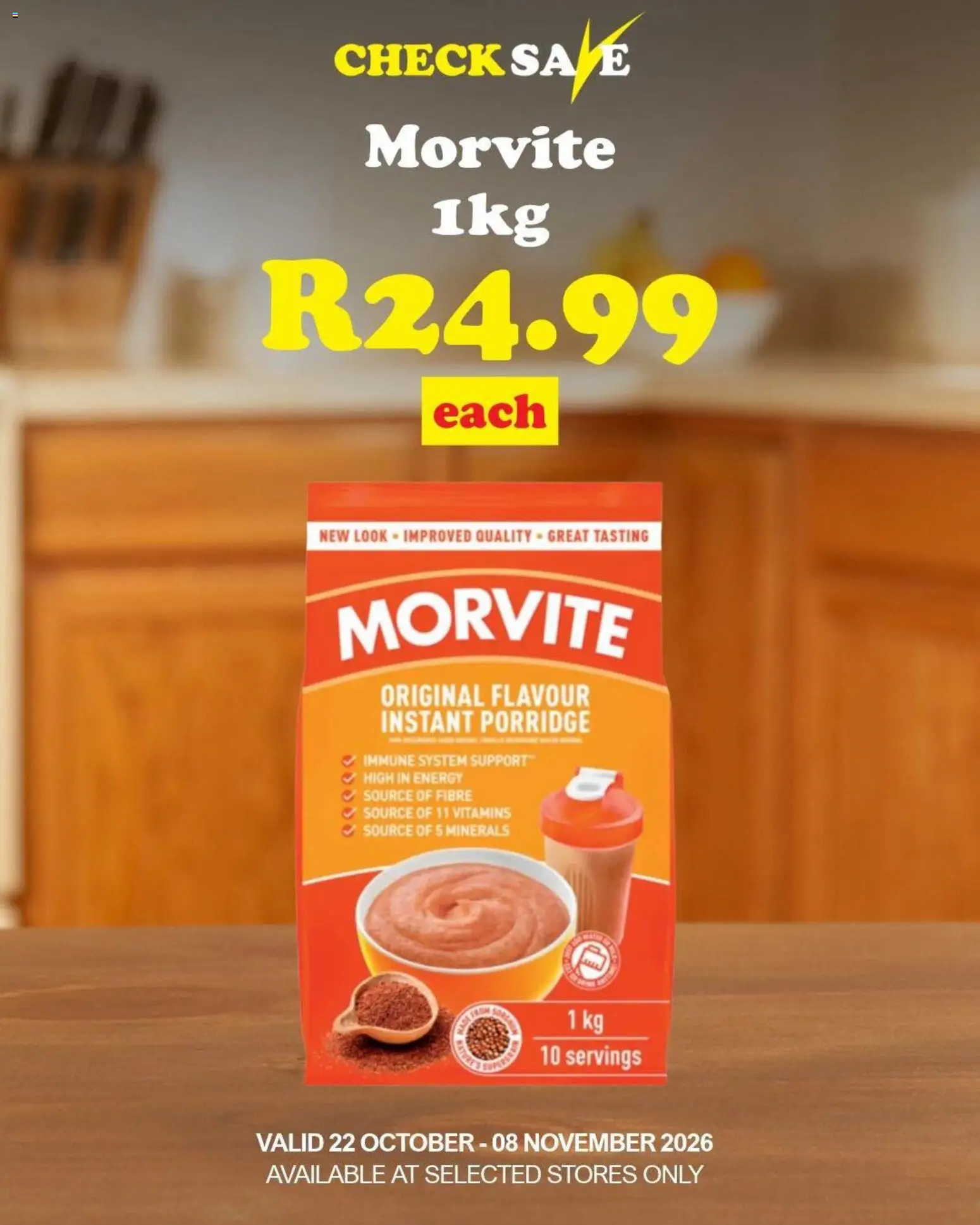 New Check Save catalogue – valid from 22/10/2026 | Page: 9 | Products: Vitamins, Porridge