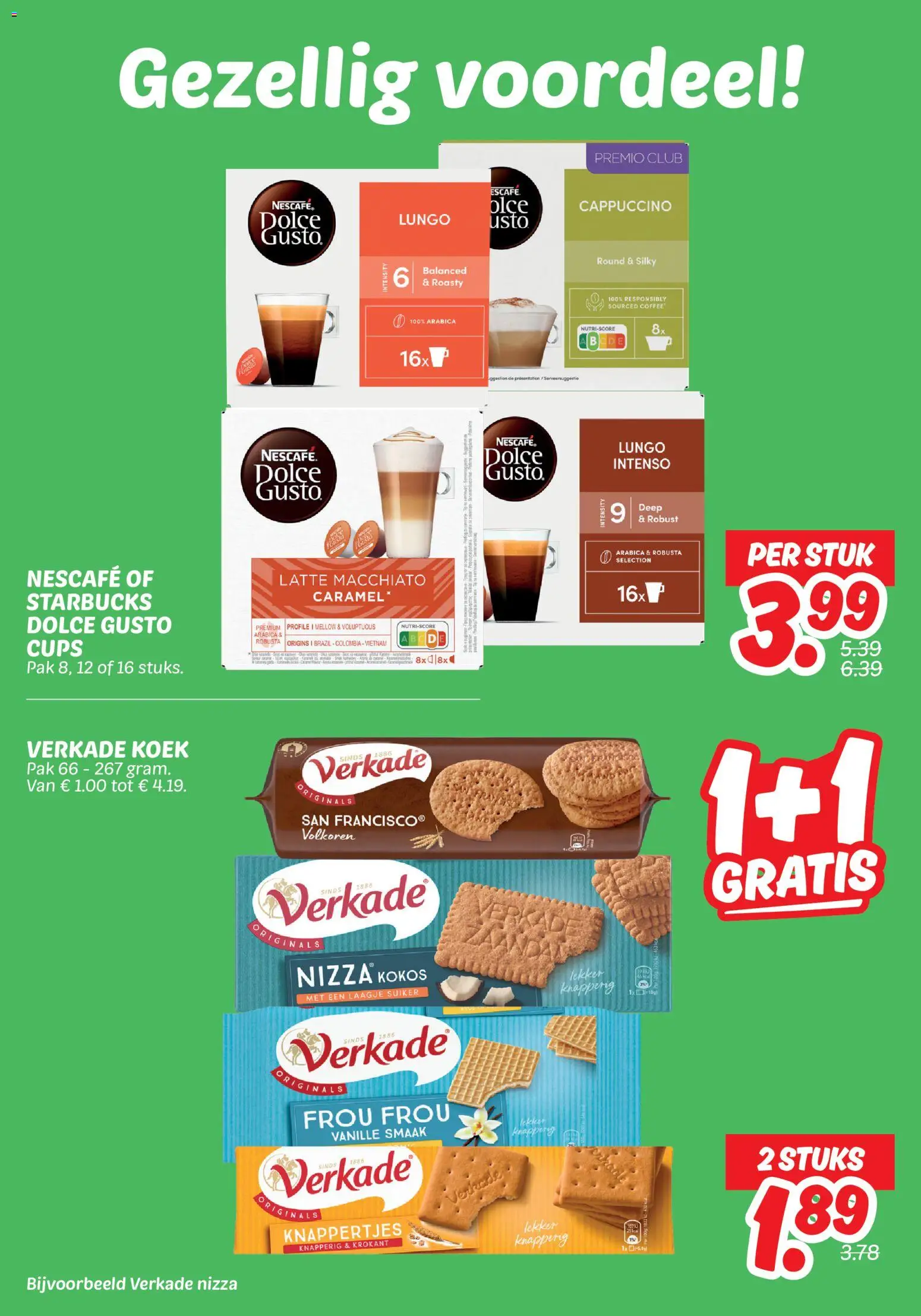 {H1} | Pagina: 5 | Producten: Waffelini, Pavilon, Nescafe, Cappuccino