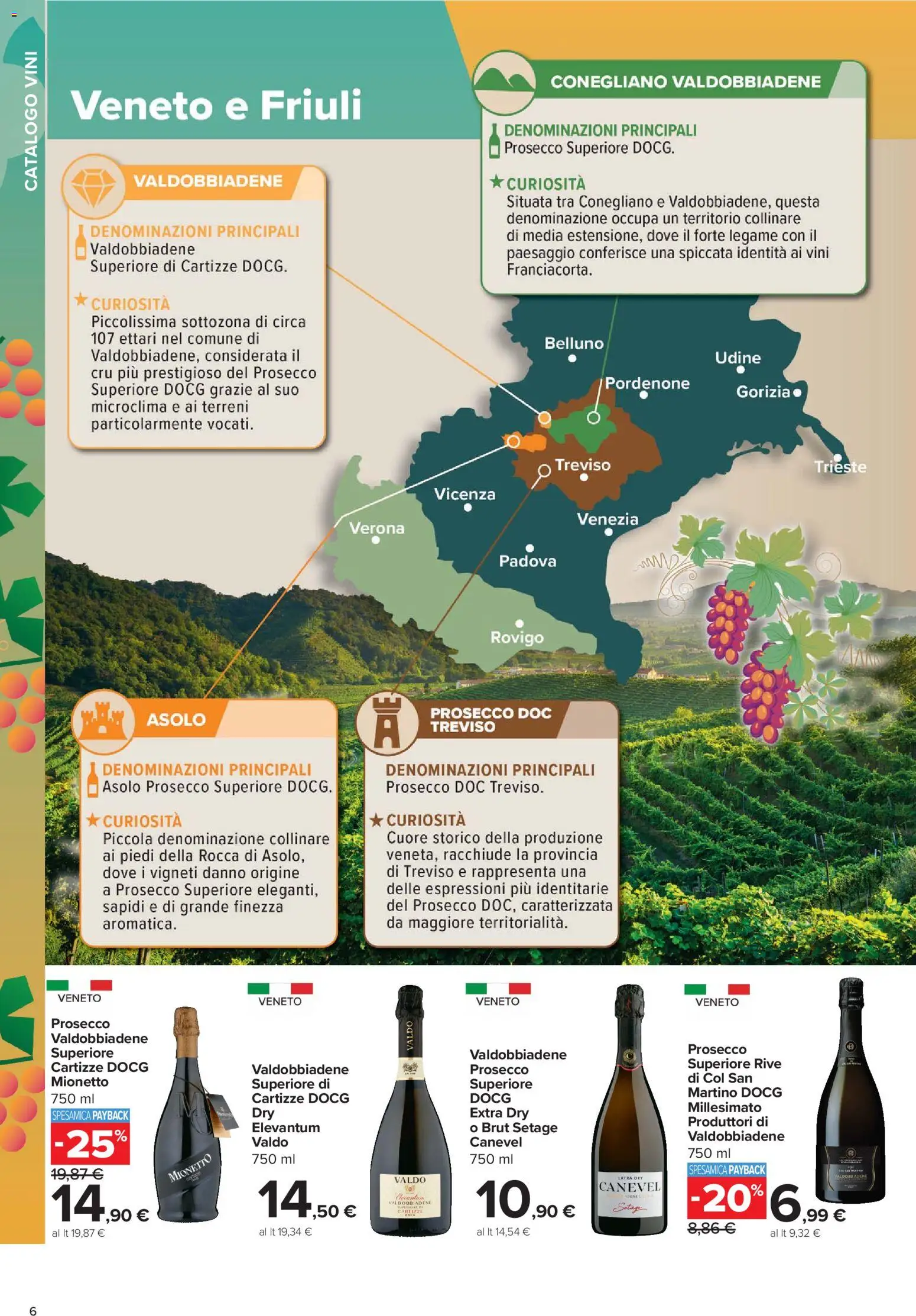 Volantino Carrefour del 05/10/2026 | Pagina: 6 | Prodotti: Prosecco, Mionetto