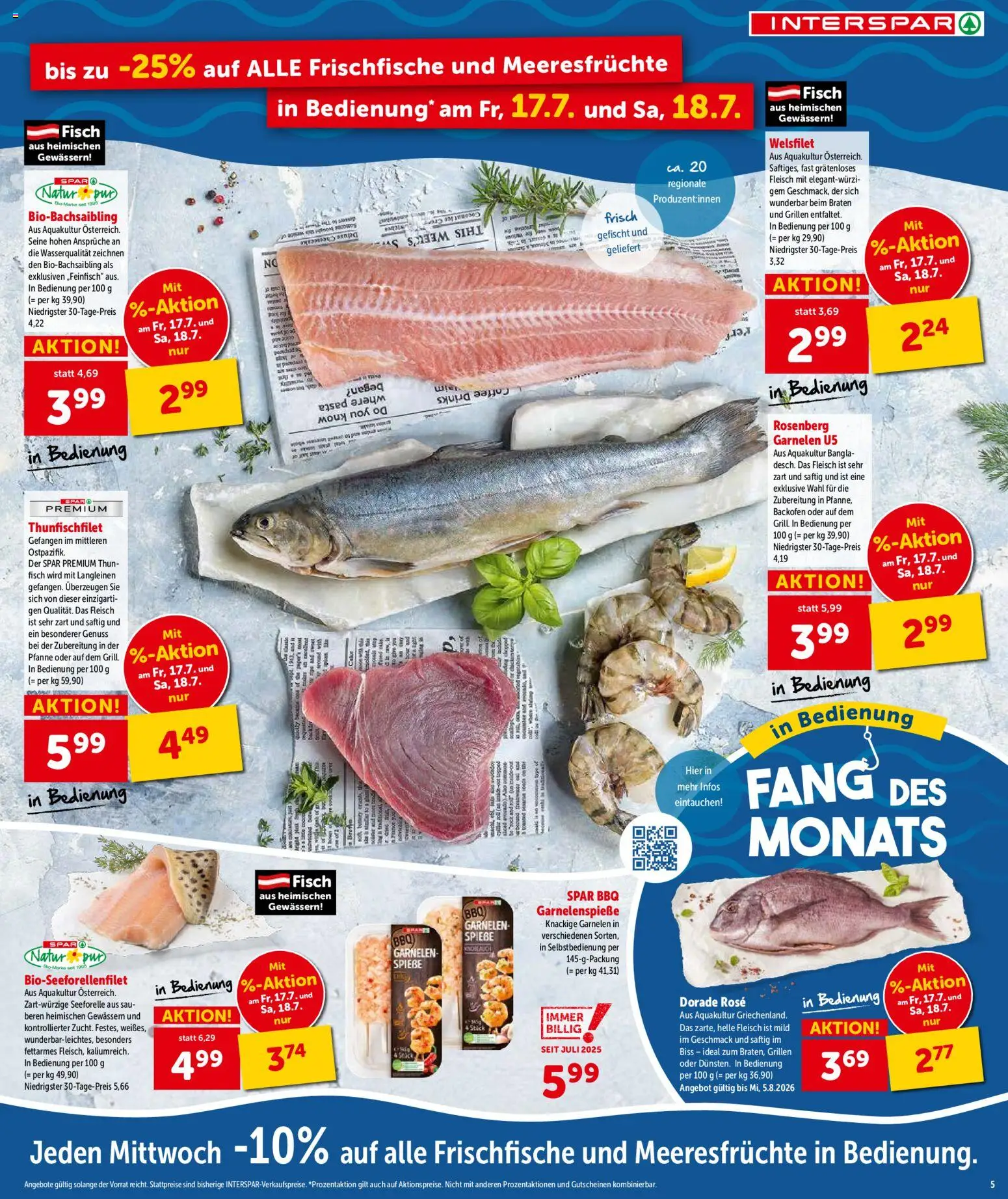 Interspar Flugblatt - Niederösterreich gültig ab 16.07.2026 | Seite: 6 | Produkte: Pasta, Meeresfrüchte, Fisch
