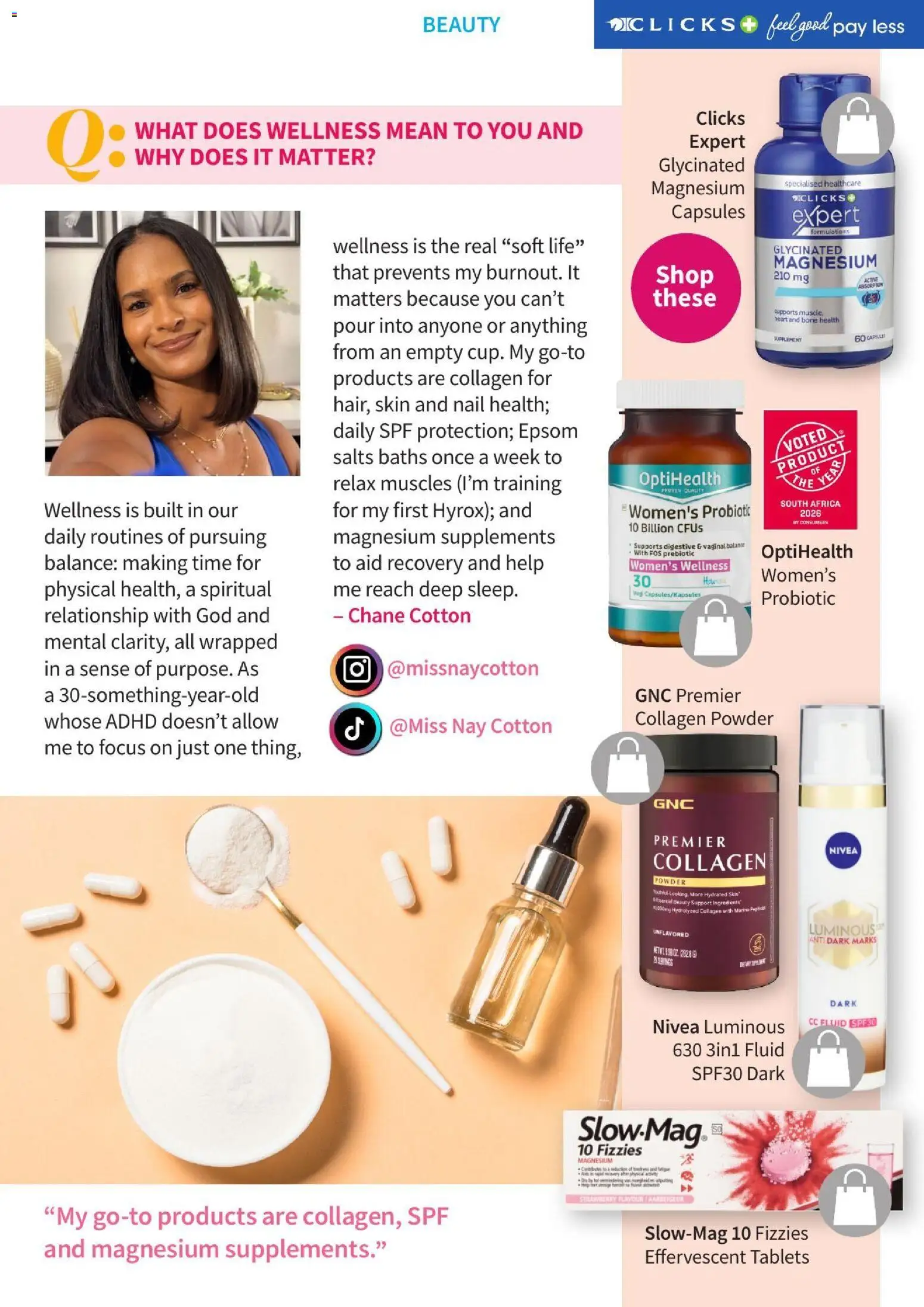 New Clicks catalogue – valid from 01/08/2026 | Page: 14 | Products: Powder, Supplements