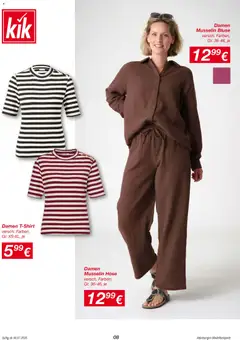 Kik Prospekt aktuell ab 06.07.2026 gültig | Seite: 8 | Produkte: Bluse, Hose