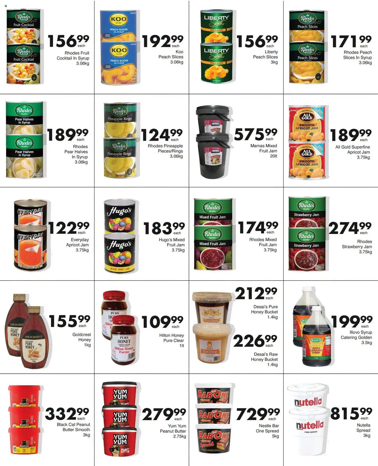 New Save catalogue – valid from 08/07/2026 | Page: 6 | Products: Jam, Pineapple, Syrup, Fruit
