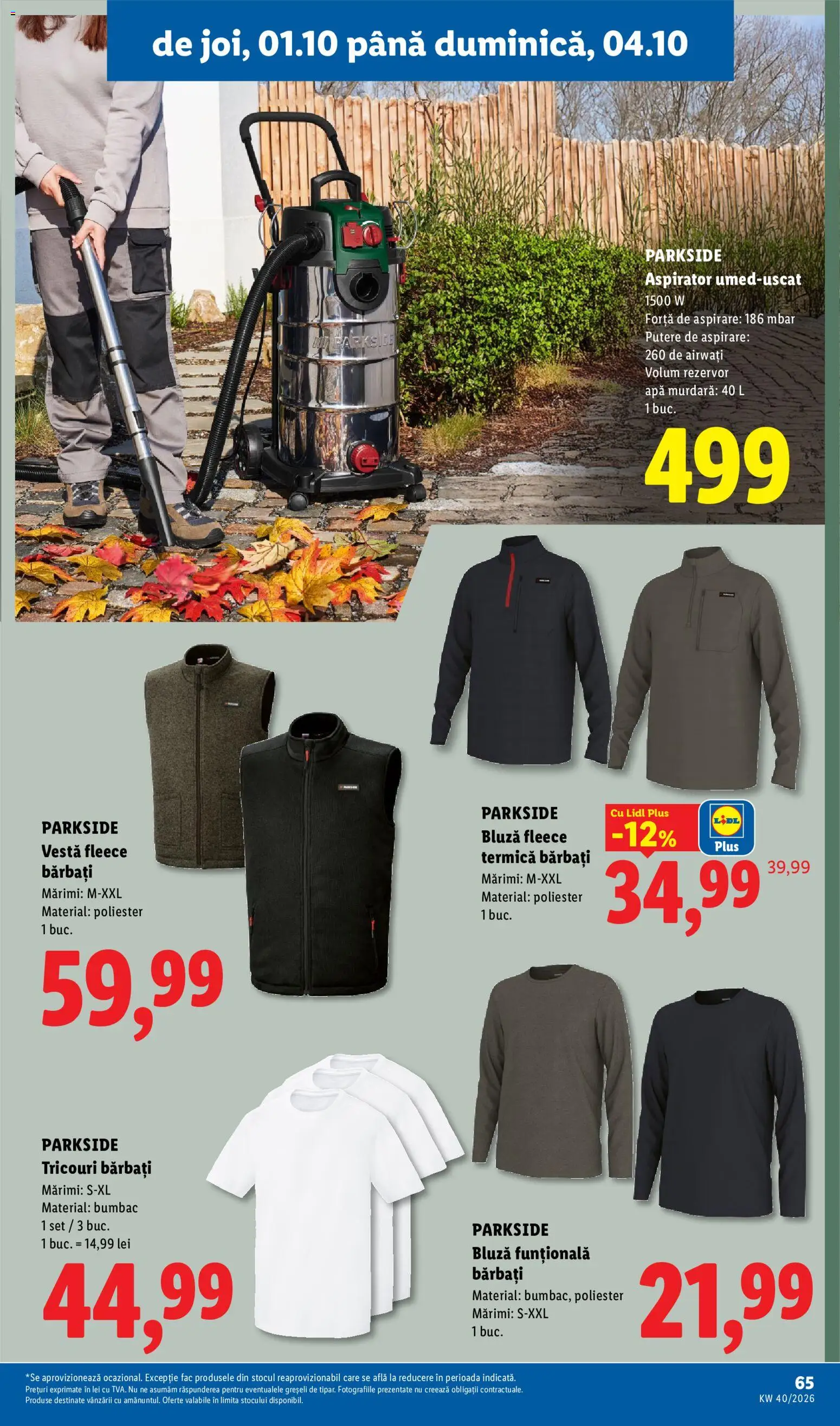 Noul catalog Lidl – valabil de la 28.09.2026 | Pagină: 65