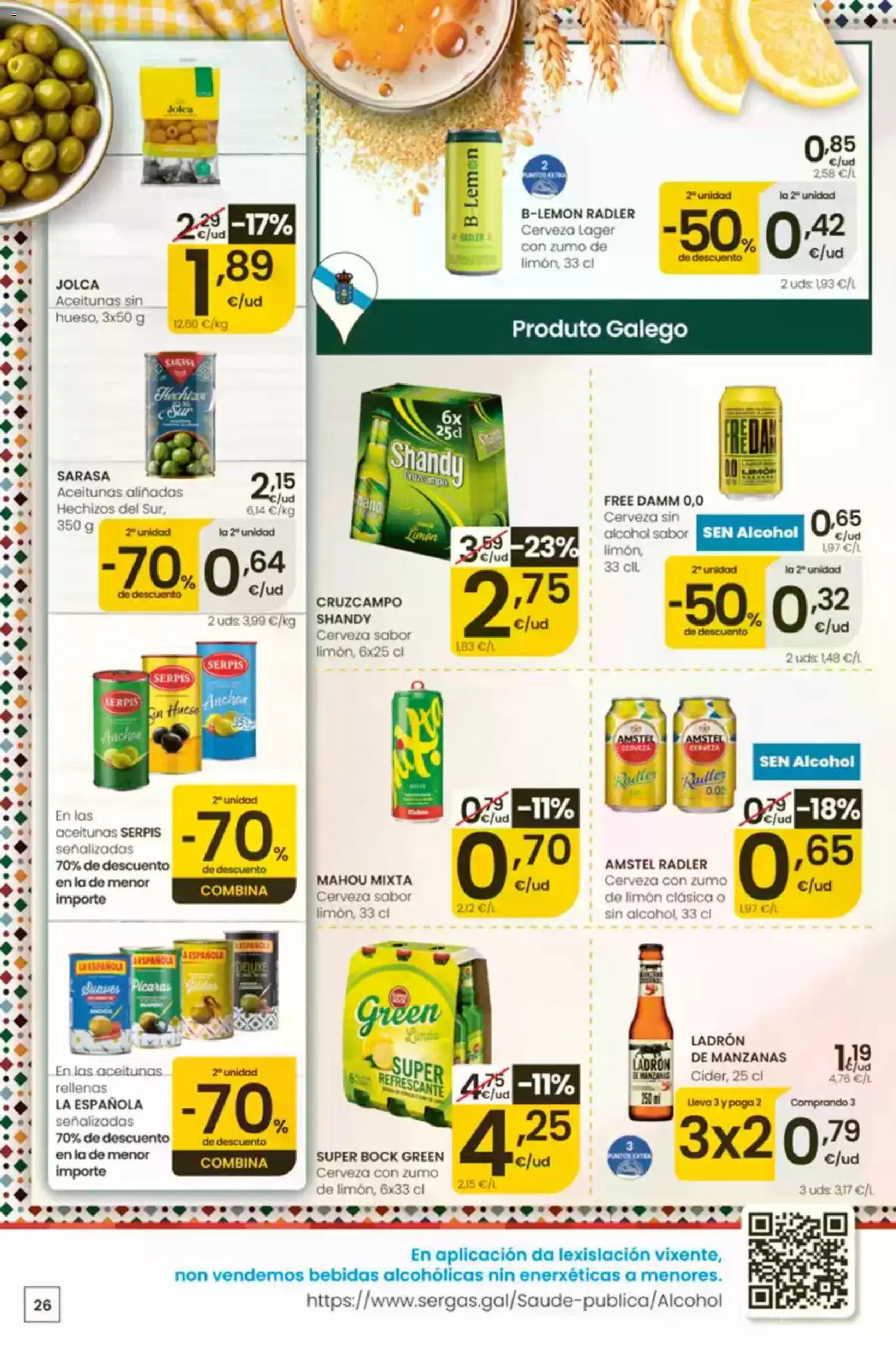 Eroski É bo que sexa de aquí │ válido desde el 30/07/2026 | Página: 26 | Productos: Cerveza, Manzanas, Ροζ πιπέρι