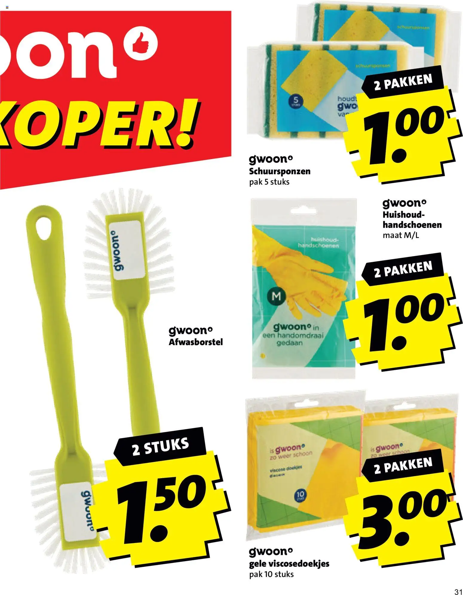{H1} | Pagina: 31 | Producten: Handschoenen