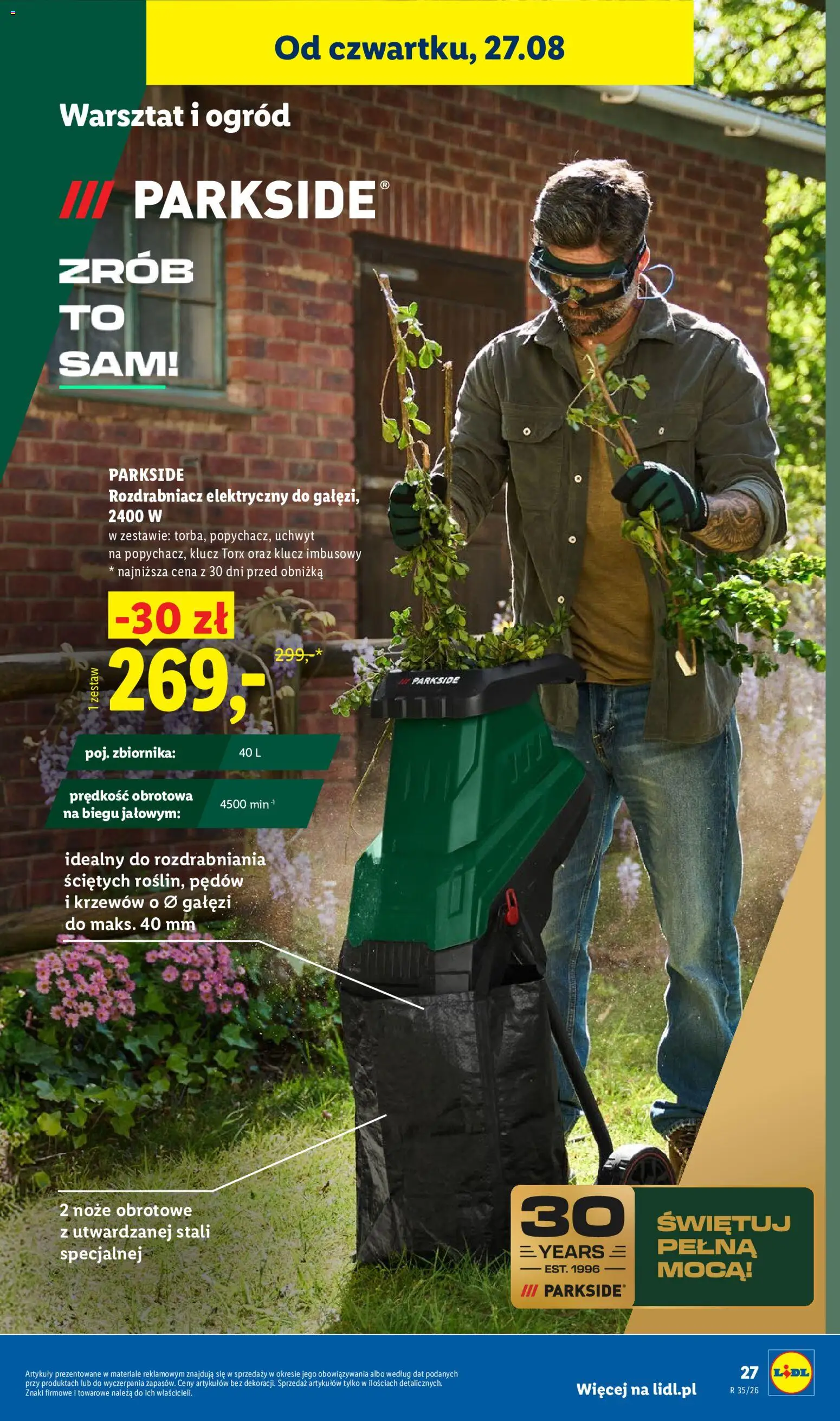 Lidl Polsko katalog od 24.08.2026 | Strana: 33 | Produkty: Parkside, Nože