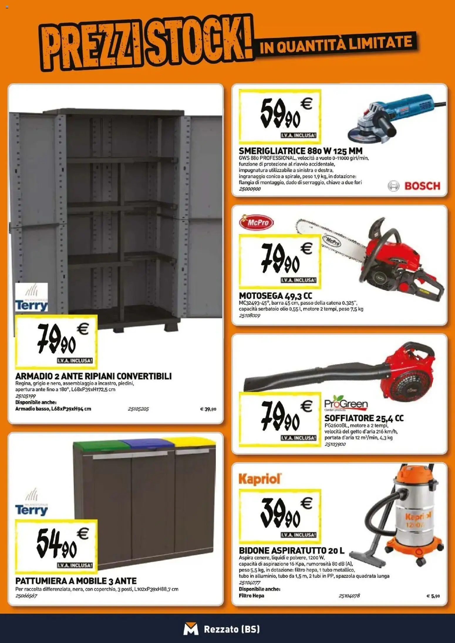 Nuovo TECNOMAT catalogo Rezzato dal 29/10/2026 > offerte anteprima 🛍️ | Pagina: 18 | Prodotti: Filtro HEPA, Tubo, Motosega, Tubi