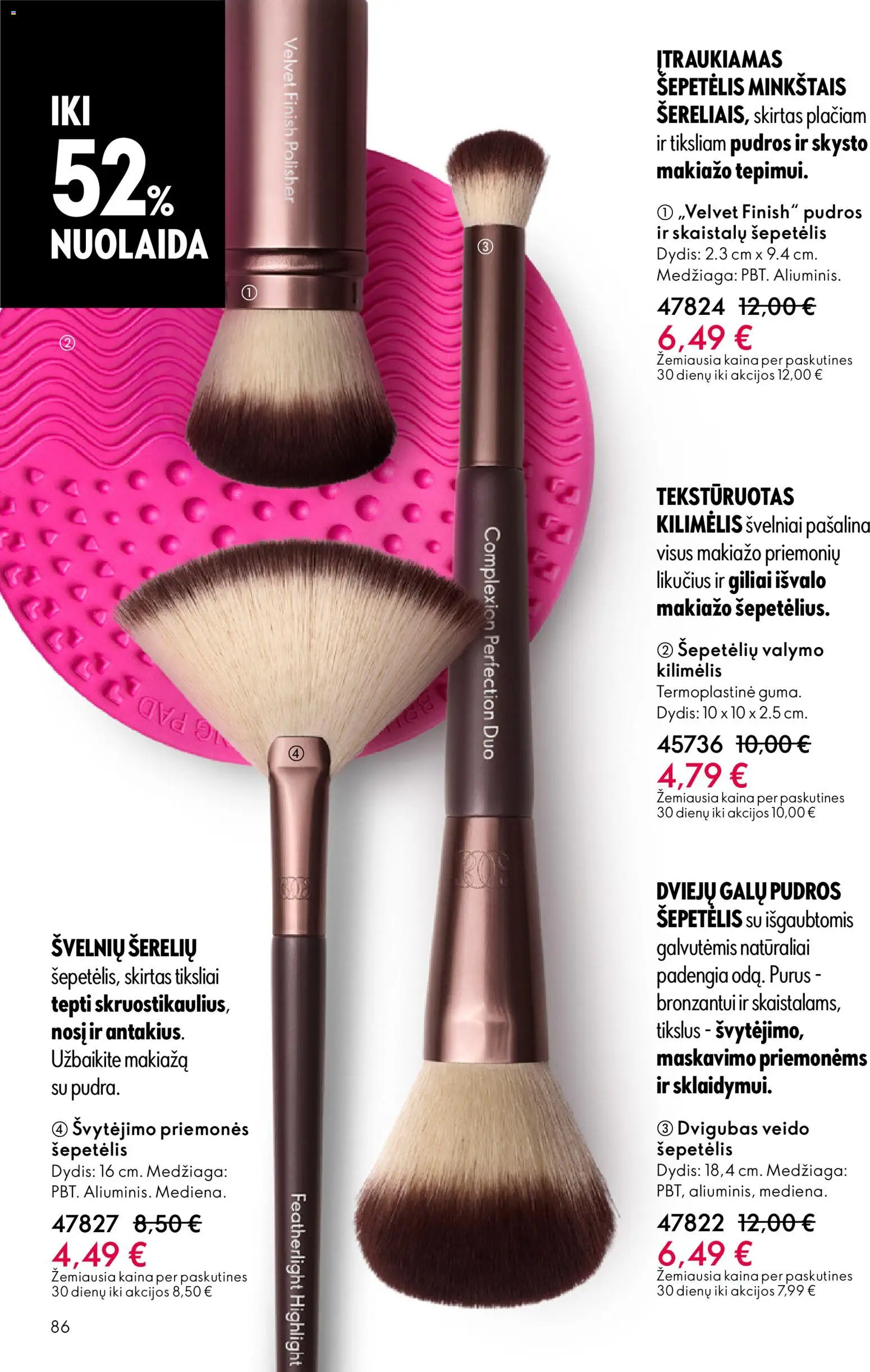 Oriflame akcijos nuo 13.05.2026 | Puslapis: 86 | Prekių: Šepetėlis, Kilimėlis