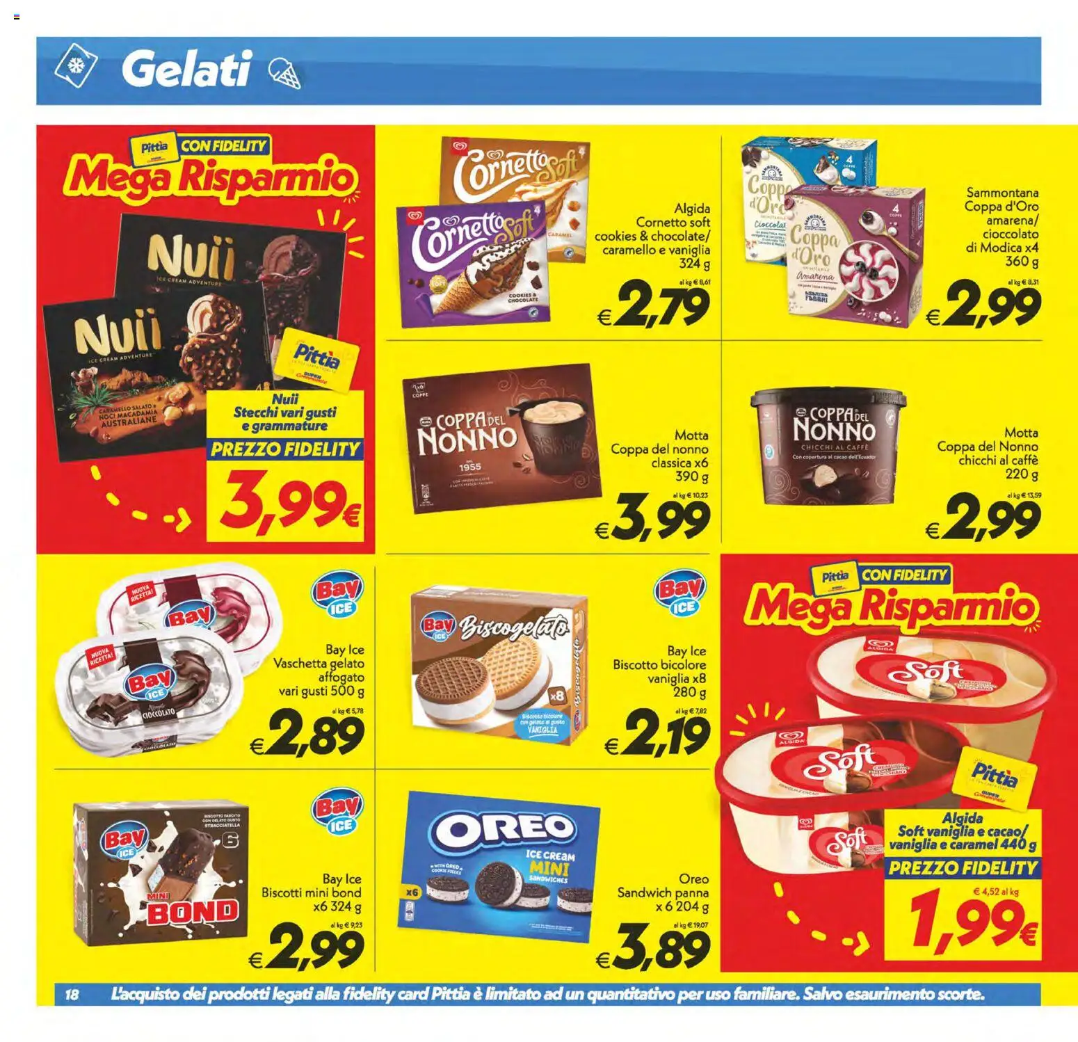 Volantino SuperConveniente del 28.04.2026 | Pagina: 18 | Prodotti: Cornetto, Panna, Cacao, Stracciatella