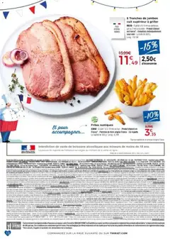 Thiriet - Prévisualisation de Thiriet catalogue valide à partir de 24/06/2026 | Page: 18 | Produits: Frites, Jambon, Pommes