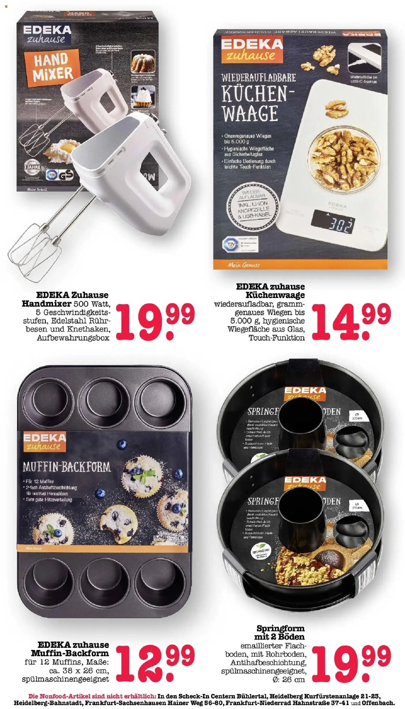 Edeka Prospekt Bühlertal (ab 10.08.2026) » Angebote Online | Seite: 68 | Produkte: Mixer, Handmixer, Kuchen