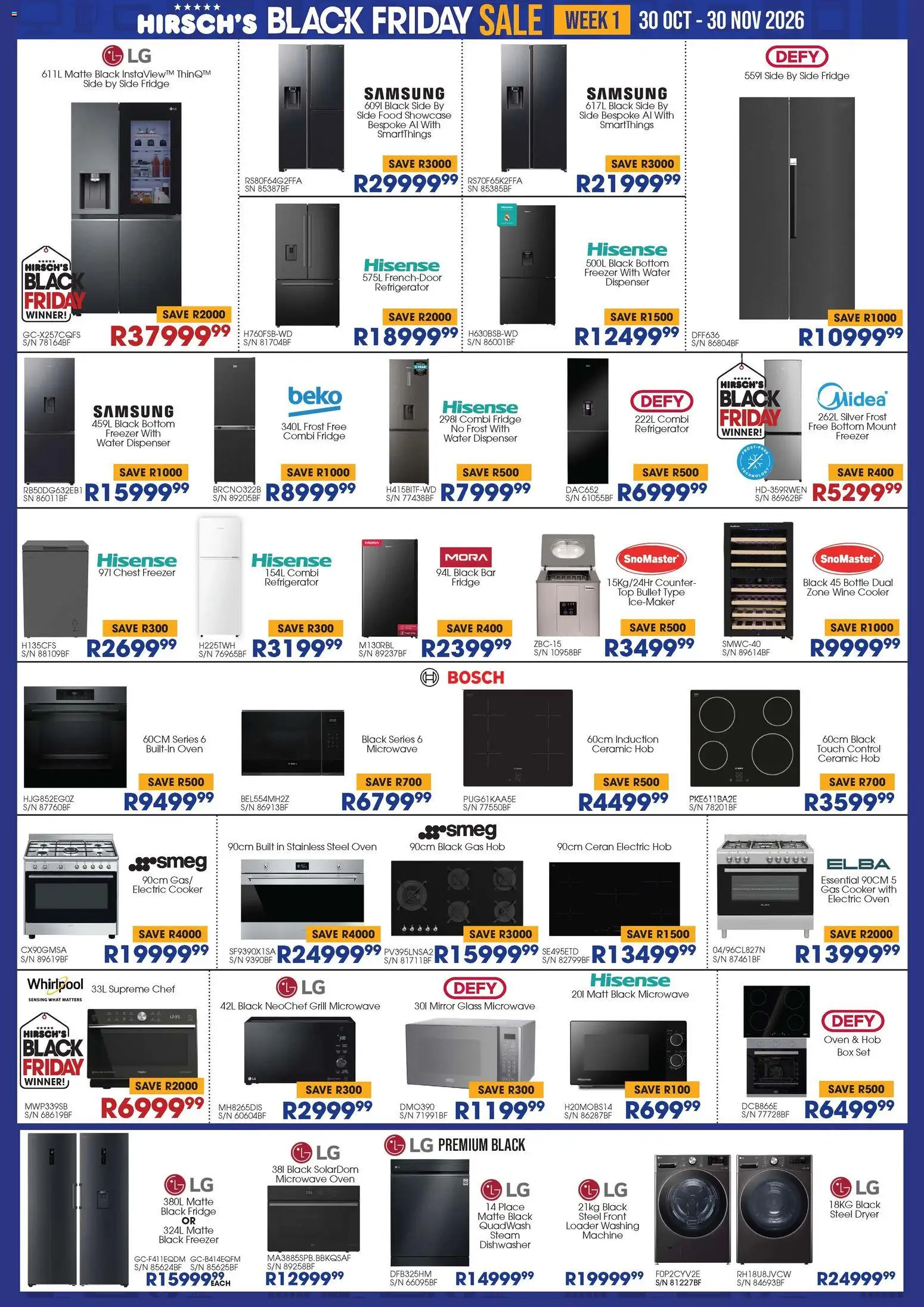 New Hirsch's catalogue – valid from 30/10/2026 | Page: 2 | Products: Refrigerator, Box, Wine, Water