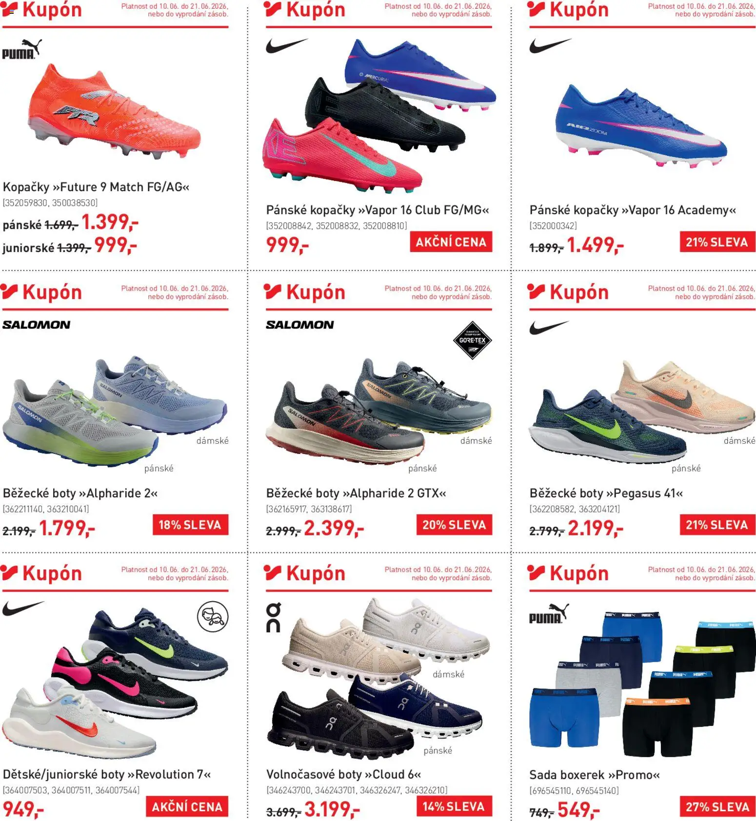 Intersport leták od 10.06.2026 | Strana: 3 | Produkty: Boty