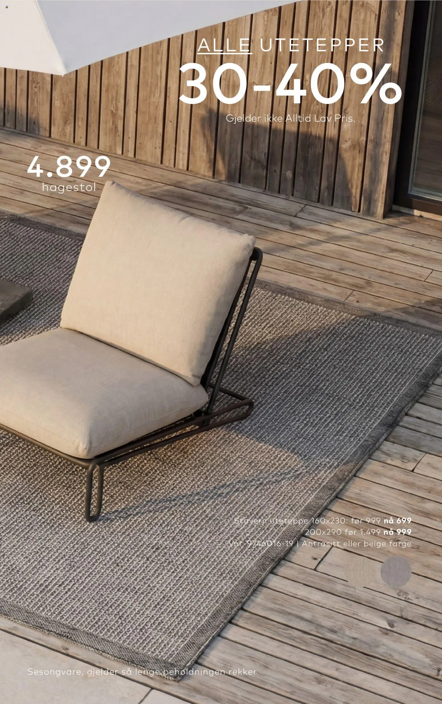 {H1} | Side: 36 | Produkter: Hagestol