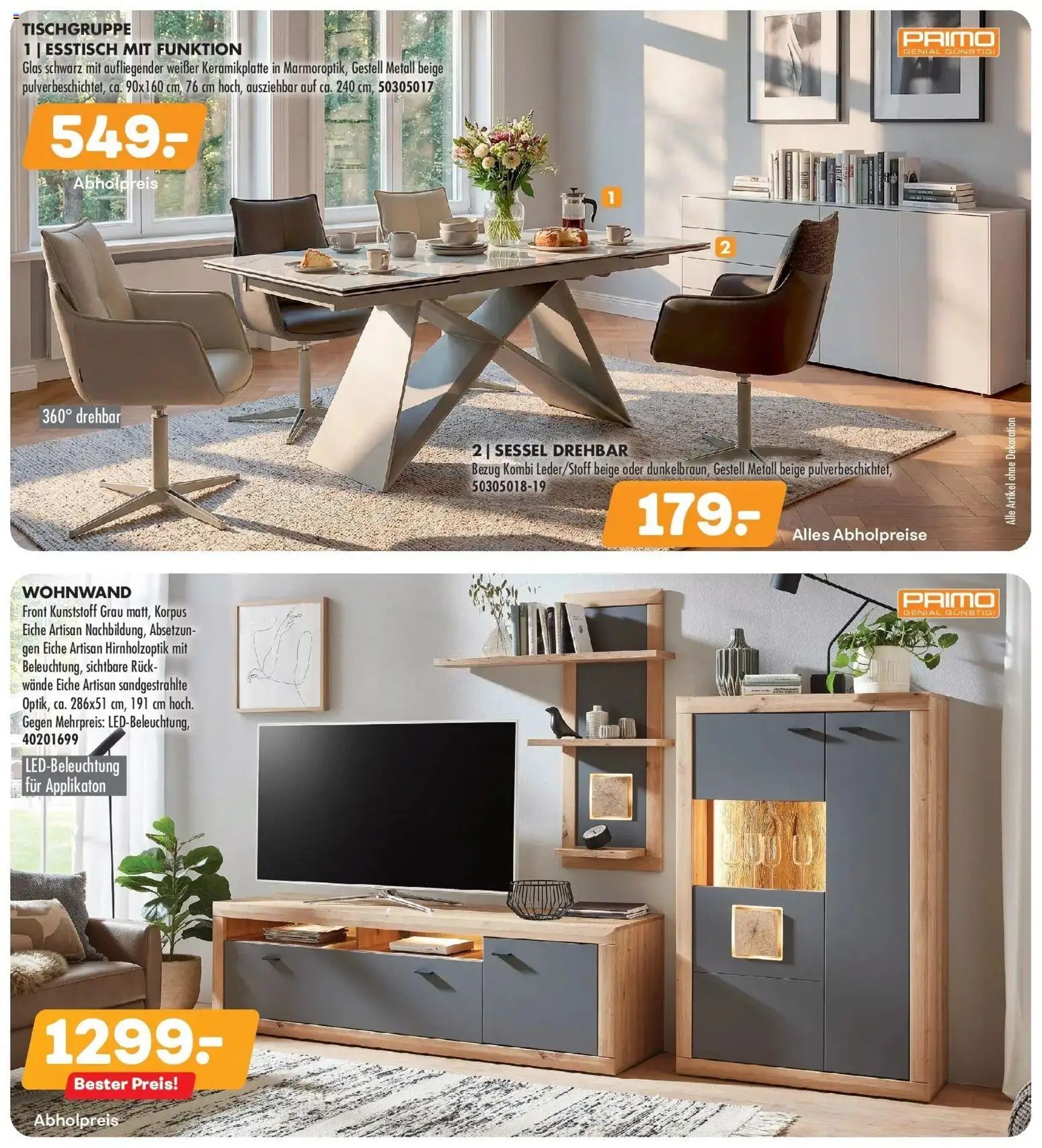 Möbel Kraft Der Sommer zieht ein! – gültig ab 17.07.2026 | Seite: 3 | Produkte: Wohnwand, Esstisch, Sessel