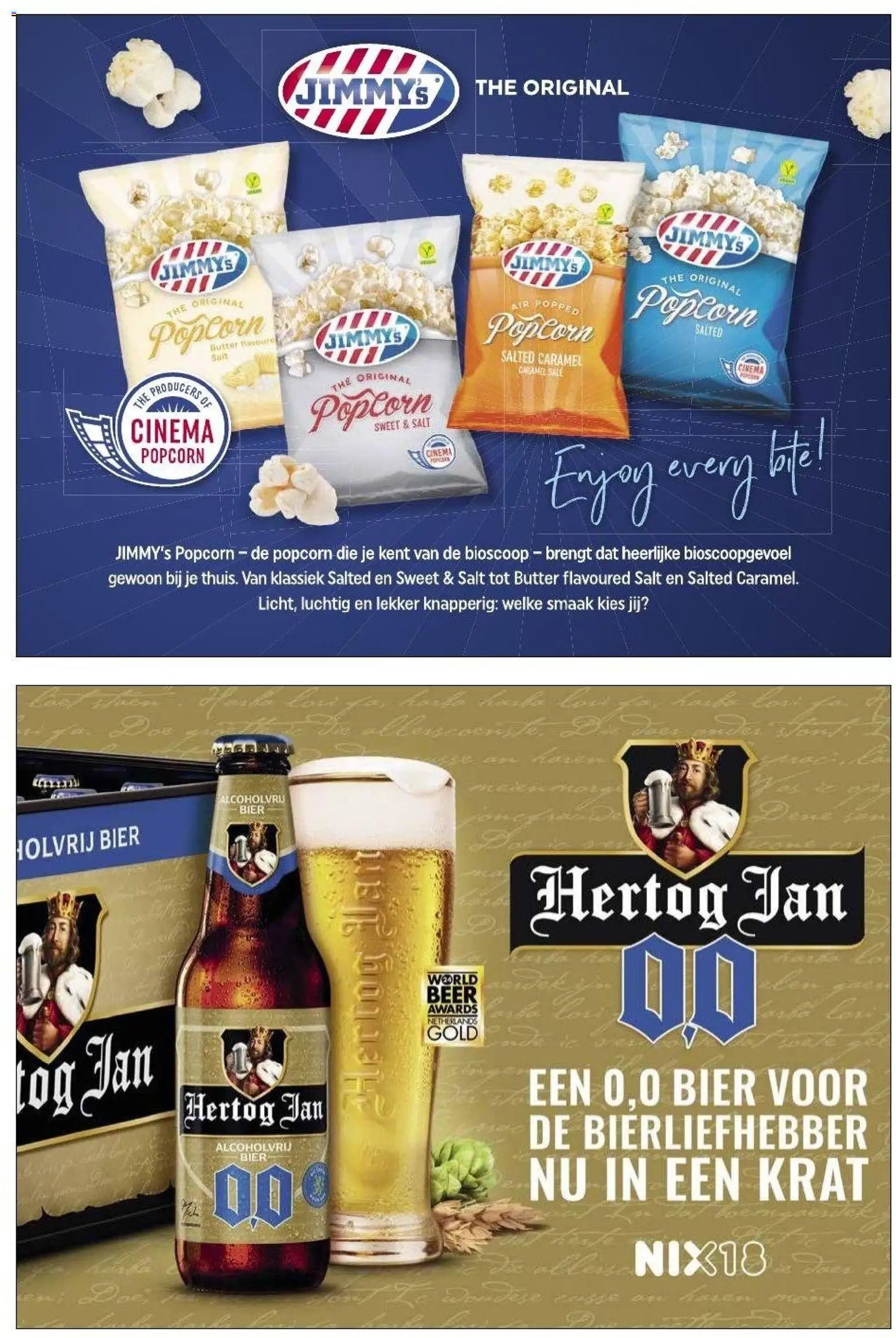 {H1} | Pagina: 54 | Producten: Bier, Popcorn, Alcoholvrij bier