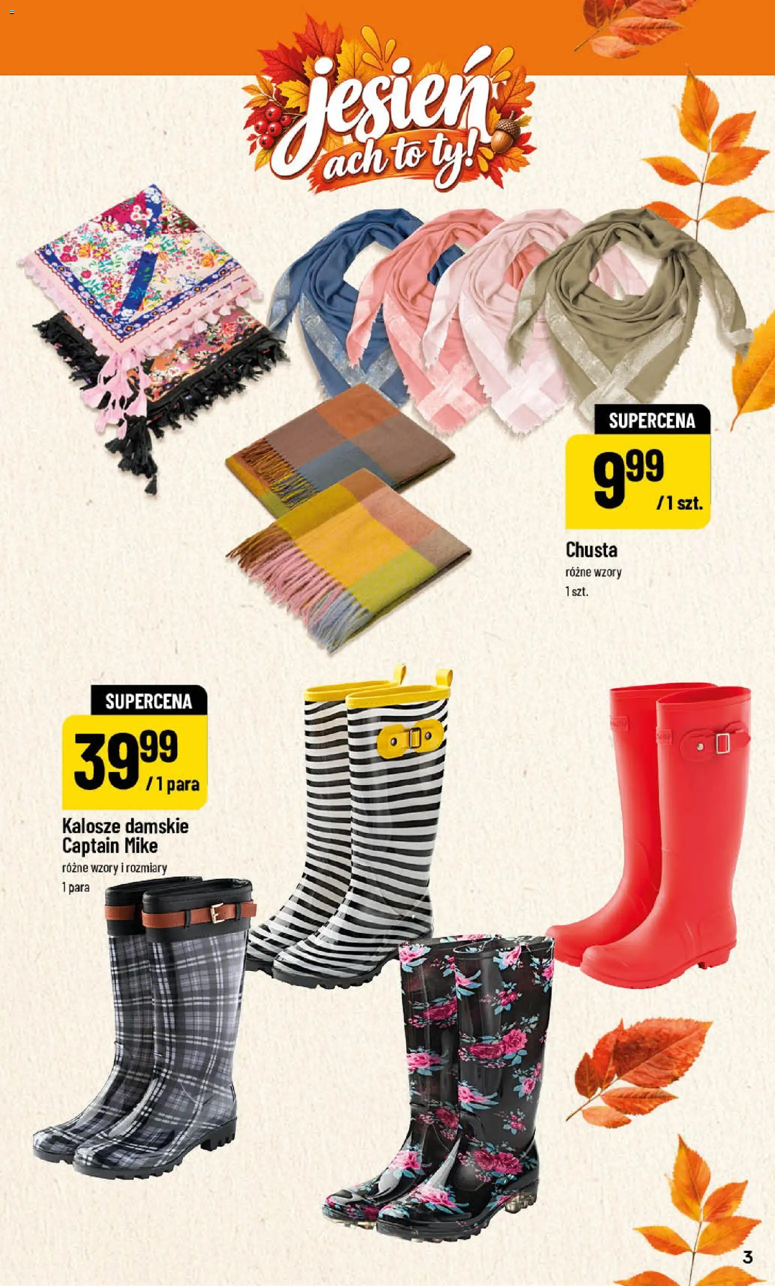 POLOmarket katalog - Jesień od 25.09.2026 | Strona: 3 | Produkty: Kalosze, Kalosze damskie