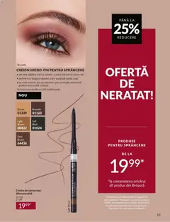 Ofertele Avon valabile de la 01.09.2026 | Pagină: 55 | Produse: Creion de sprâncene, Ascuțitoare, Black