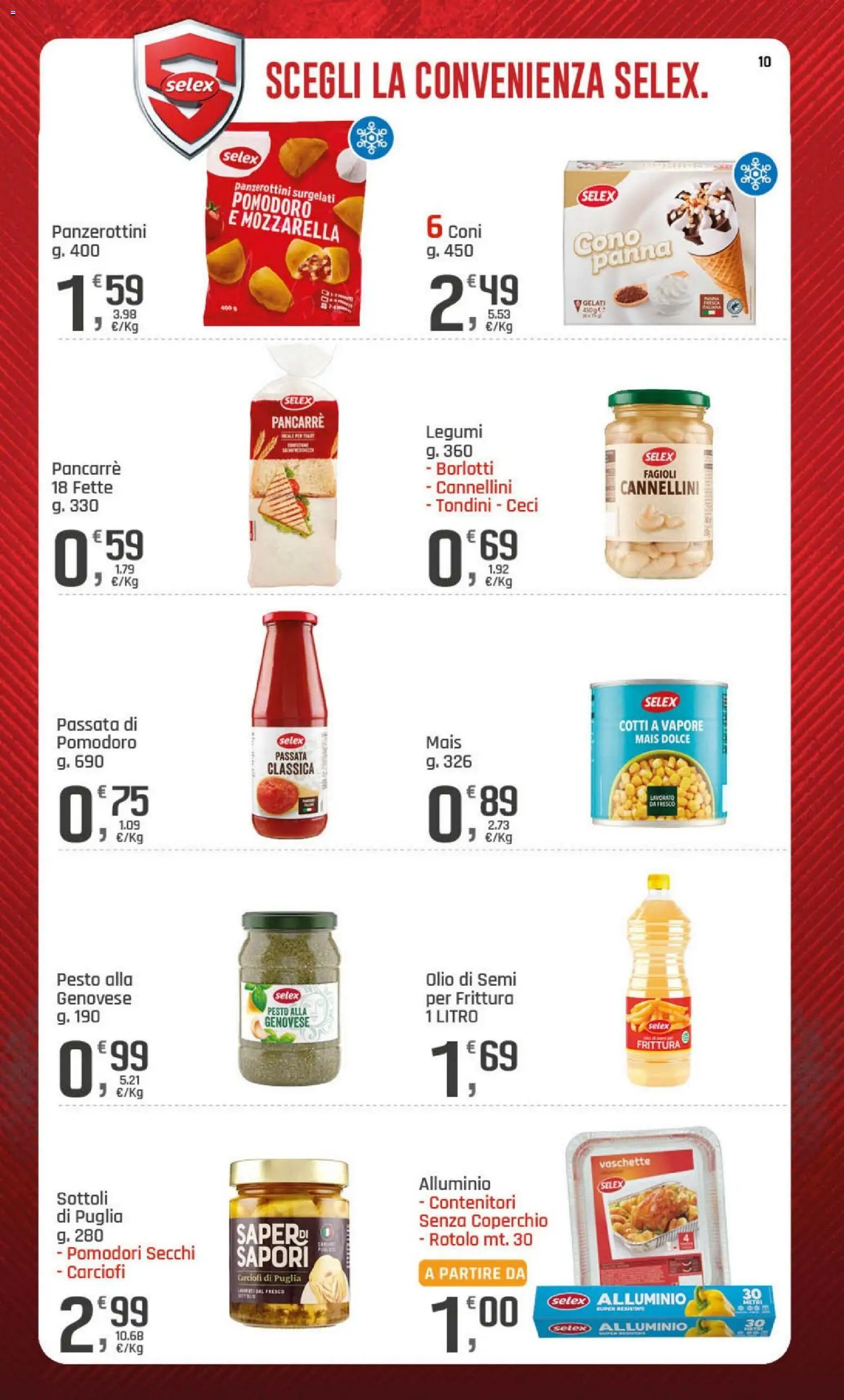 Volantino DOK del 06/08/2026 | Pagina: 10 | Prodotti: Panna, Cannellini, Fagioli, Pomodori