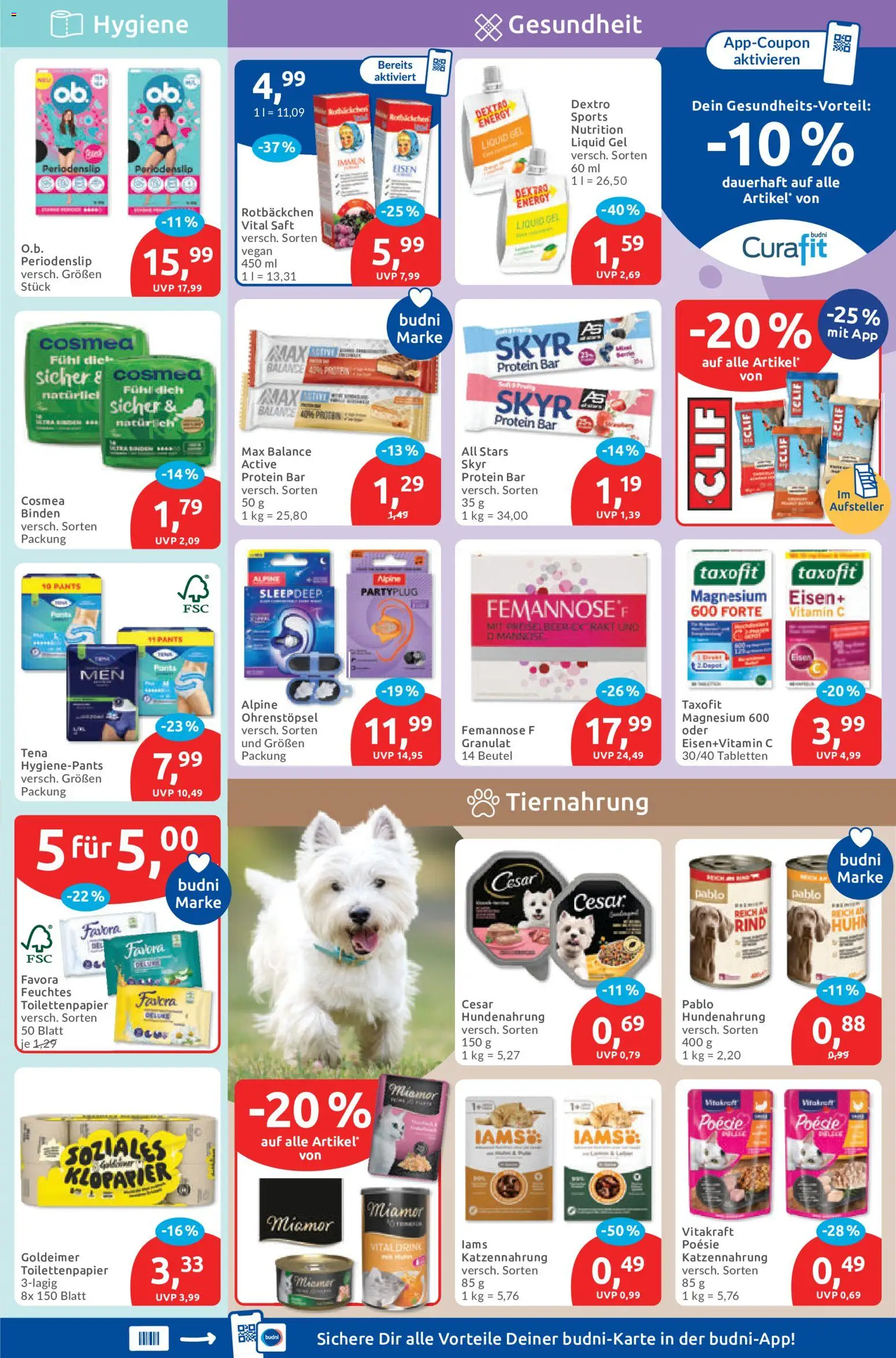 Budni Prospekt – gültig ab 21.09.2026 | Seite: 5 | Produkte: Skyr, Saft, Toilettenpapier