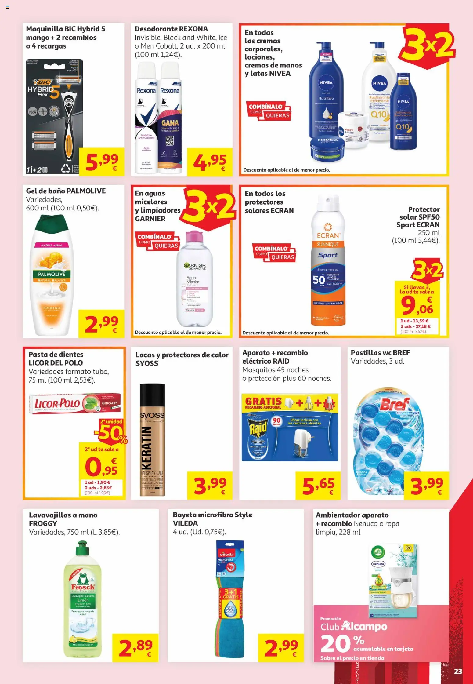 Alcampo Canarias │ válido desde el 16.06.2026 | Página: 23 | Productos: Licor, Ropa, Ρούτερ, Baño
