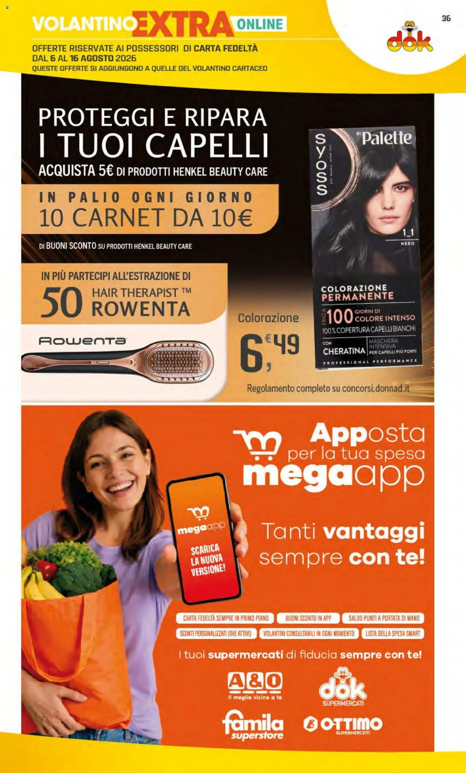 Volantino DOK del 06/08/2026 | Pagina: 36 | Prodotti: Maschera, Tè