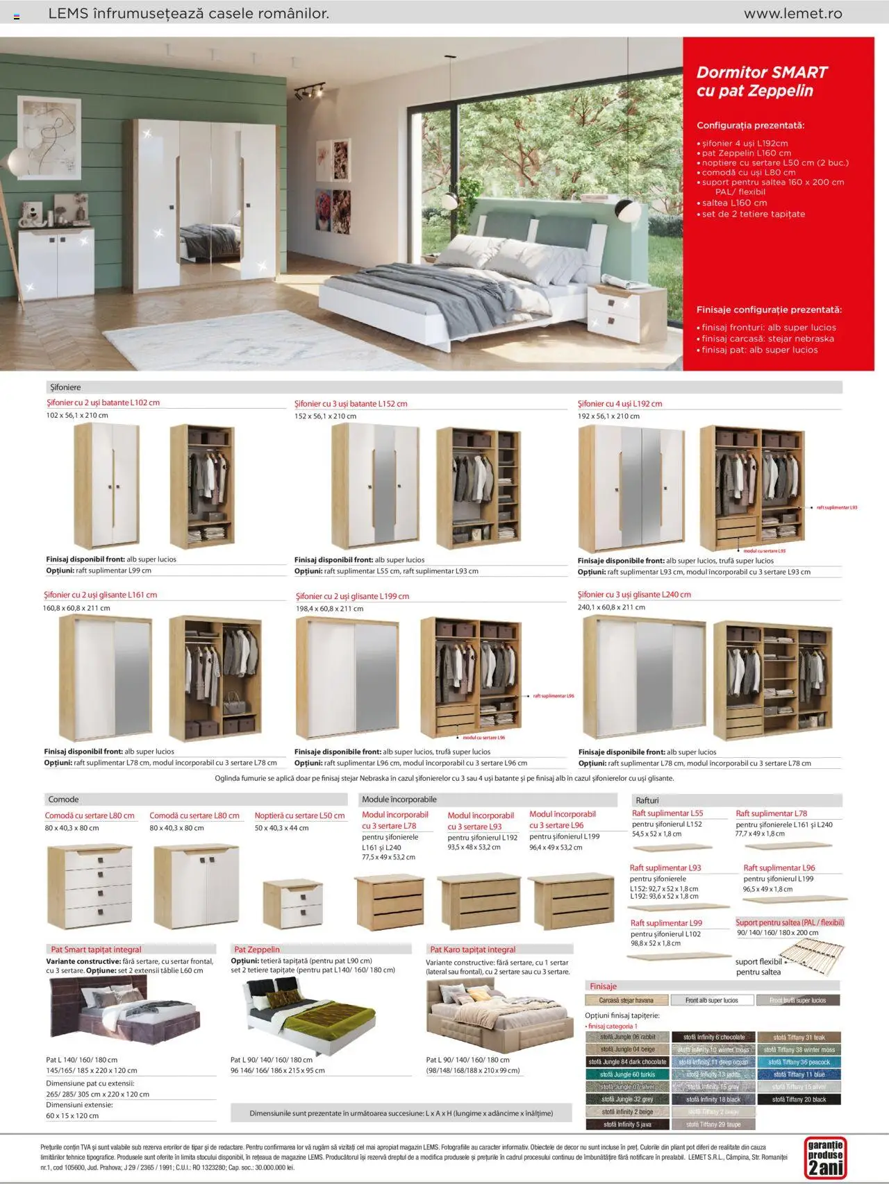 Noul catalog Lem’s – valabil de la 17.11.2023 | Pagină: 2 | Produse: Carcasă, Pat, Raft, Comodă