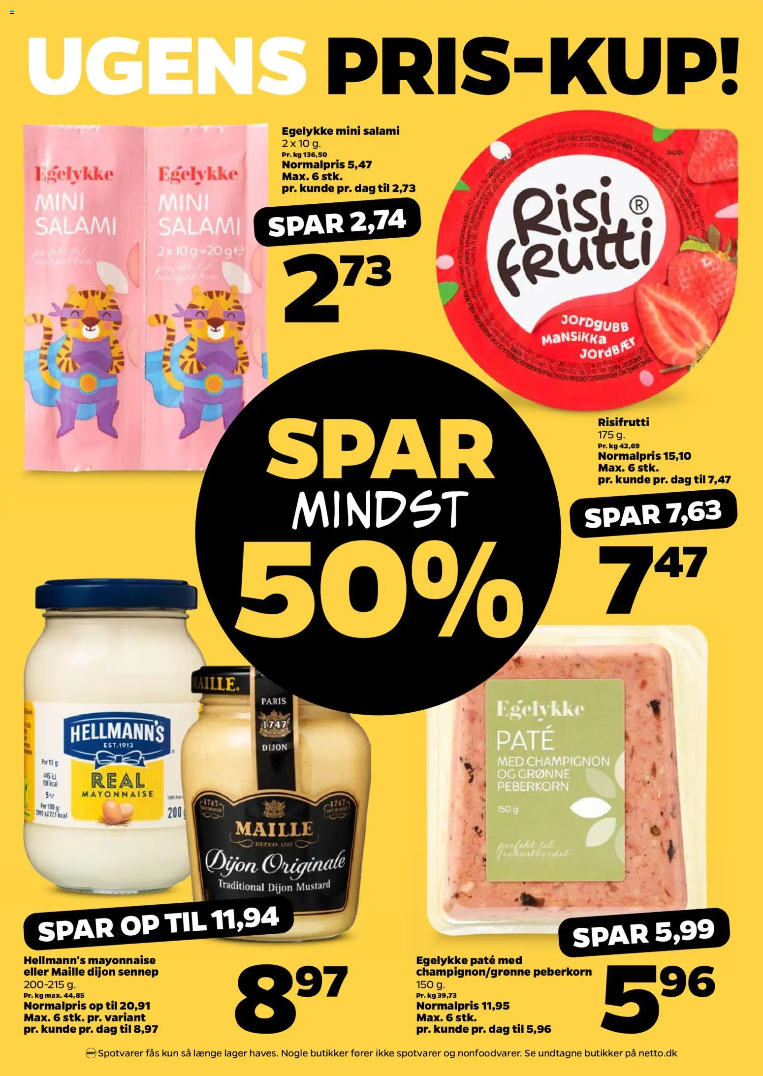 Netto tilbudsavis – gyldig fra 30.05.2026 | Side: 8 | Produkter: Champignon, Paté, Salami, Sennep