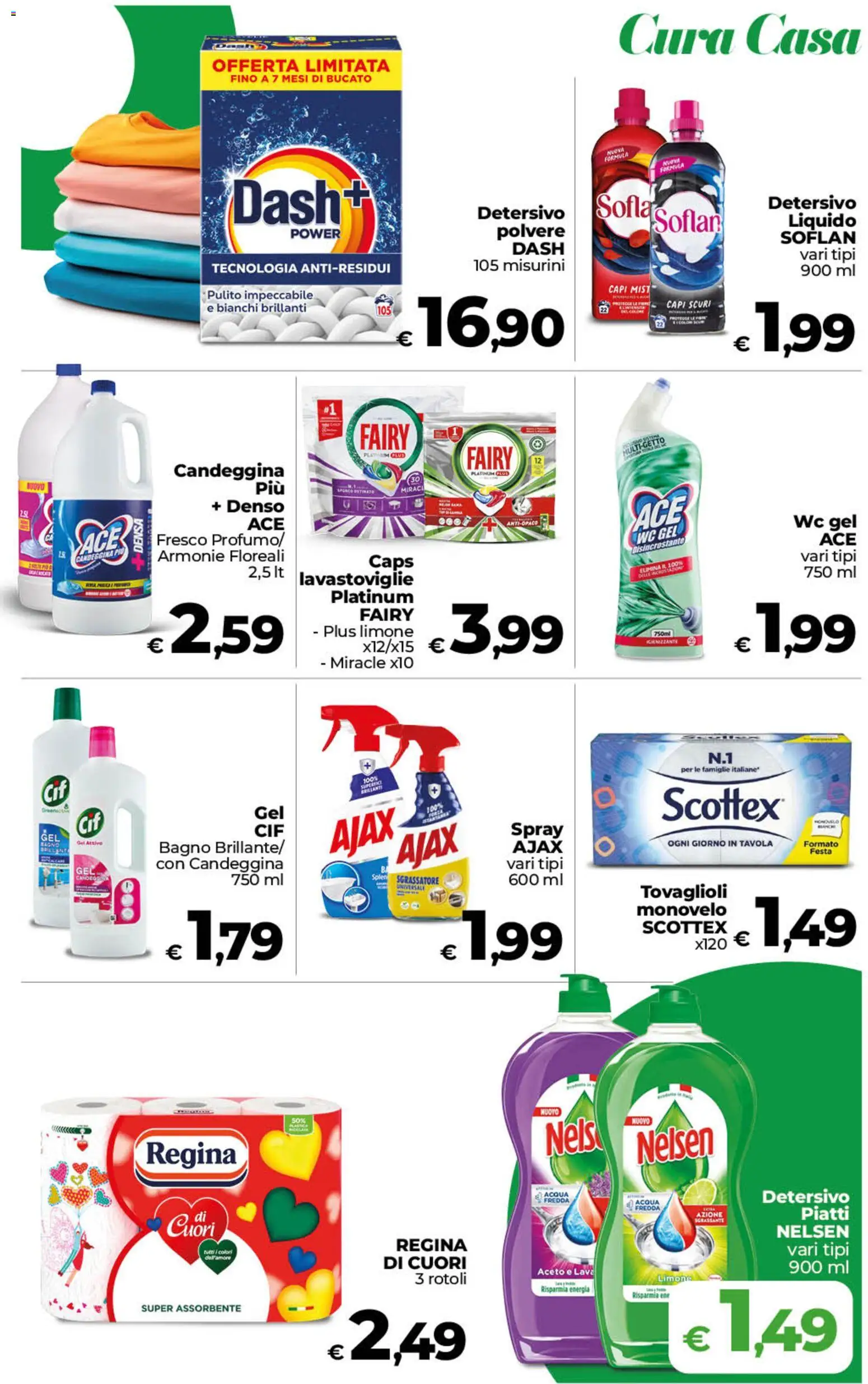 Volantino COOP del 22/09/2026 | Pagina: 19 | Prodotti: Piatti, Limone, Lavastoviglie, Aceto
