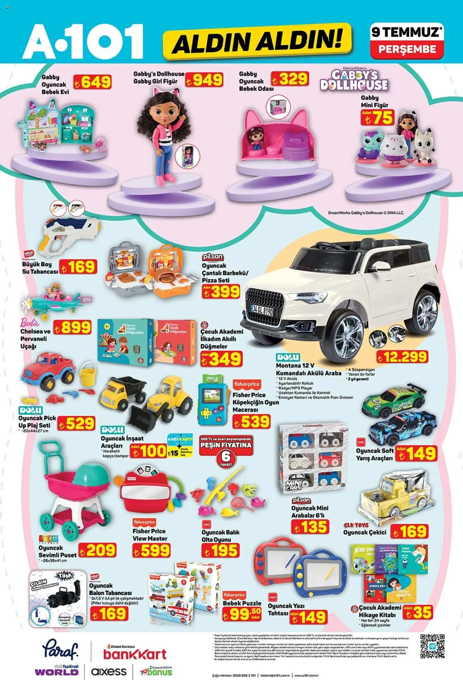 A101 - Katalog Aldın Aldın - 09 Temmuz 2026 tarihinden itibaren geçerlidir | Sayfa: 14 | Ürünler: Pil, Yazı tahtası, Telefon, Oyun