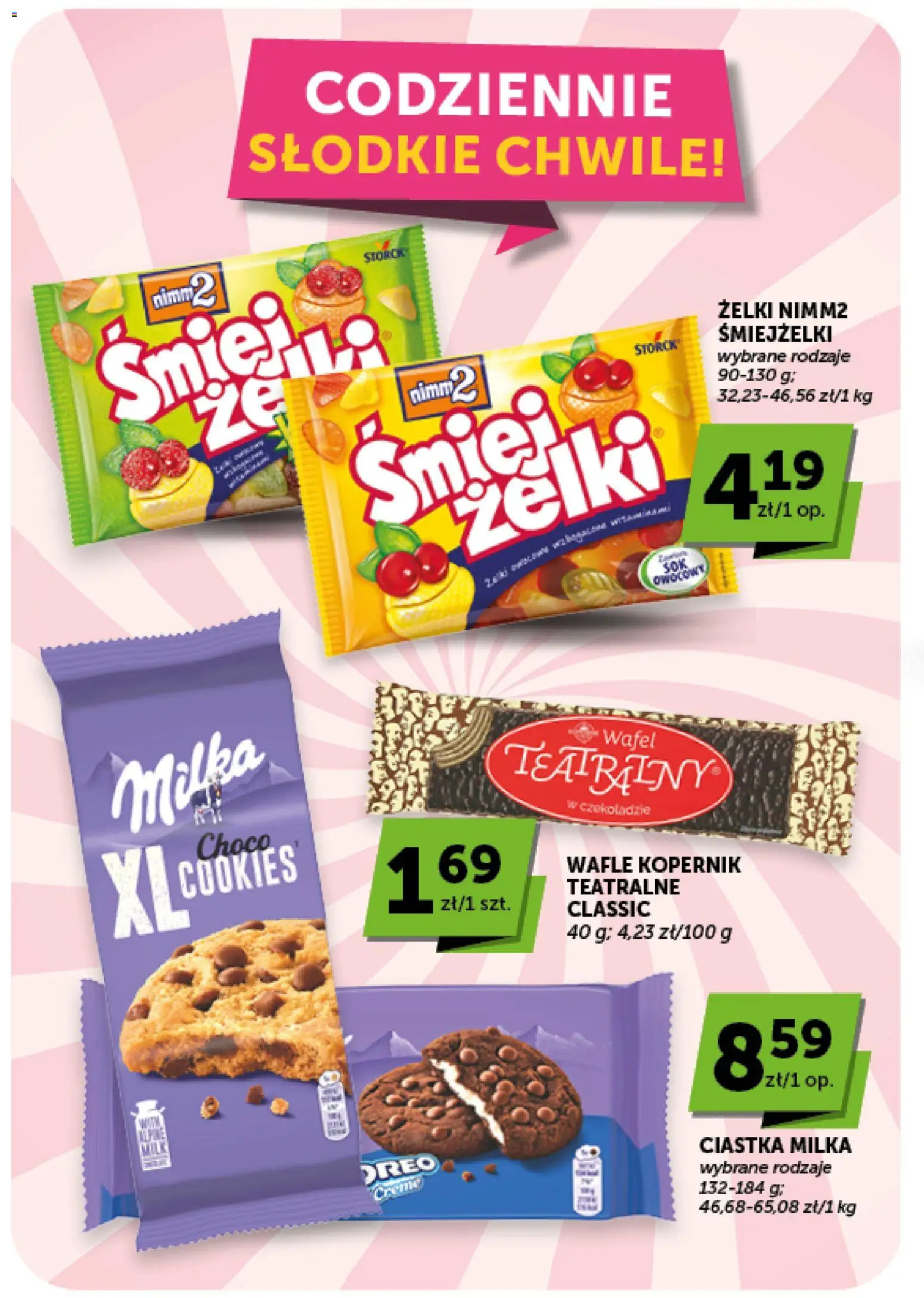 ABC gazetka - Minimarket od 10.09.2026 | Strona: 10 | Produkty: Wafle, Oreo, Żelki, Ciastka