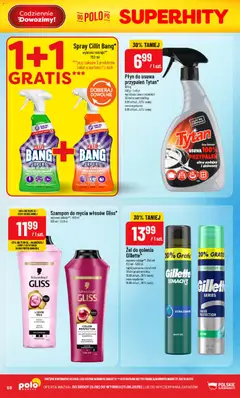 Pogląd oferty "POLOmarket gazetka" - ważna od 05.08.2026 | Strona: 58 | Produkty: Gillette, Szampon