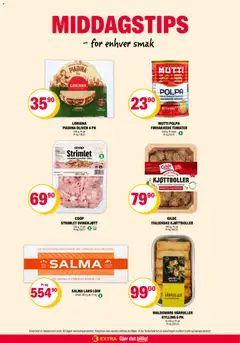 Forhåndsvisning av Coop Extra kundeavis gyldig fra 18.05.2026 | Side: 17 | Produkter: Pizza, Tomater, Teniși, Tiramisu