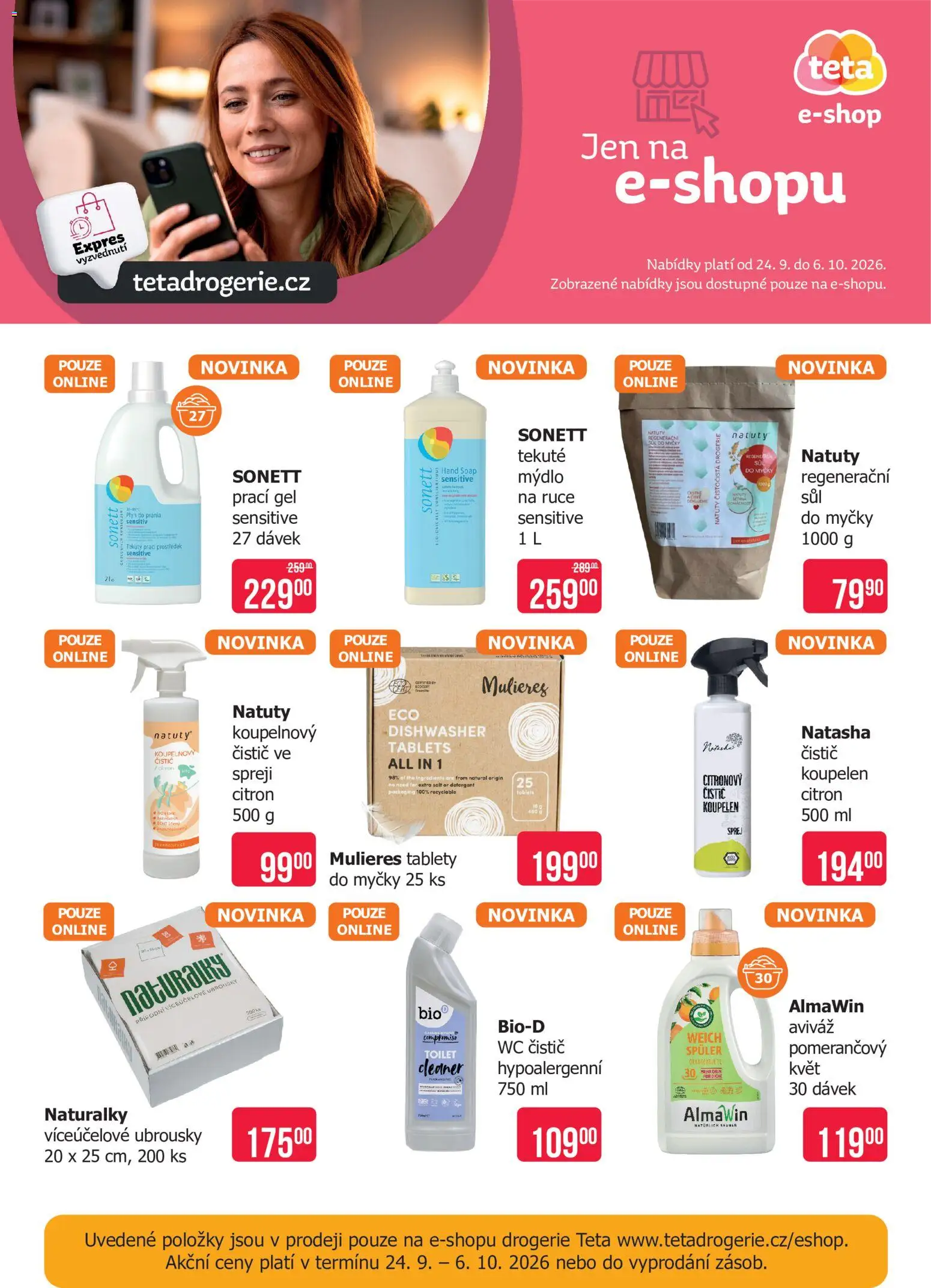 TETA Drogerie leták od 24.09.2026 | Strana: 21 | Produkty: Mýdlo, Prací gel, Prací prostředek, Drogerie